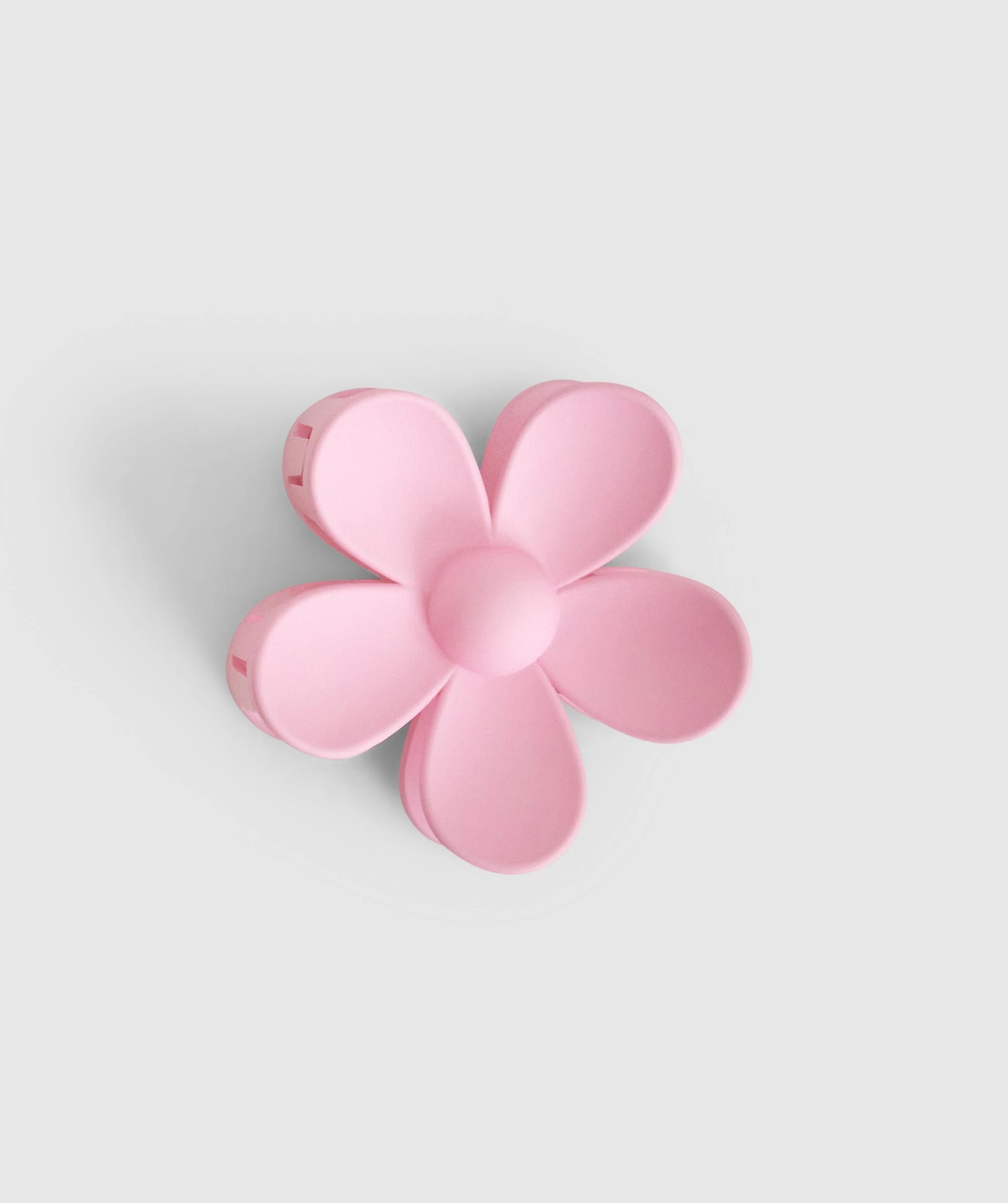 Oversized Matte Flower Claw Clip