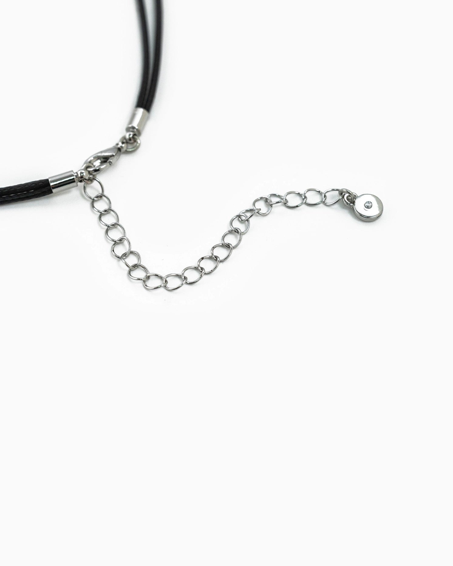 Two-Tone Double Loop Cord Necklace