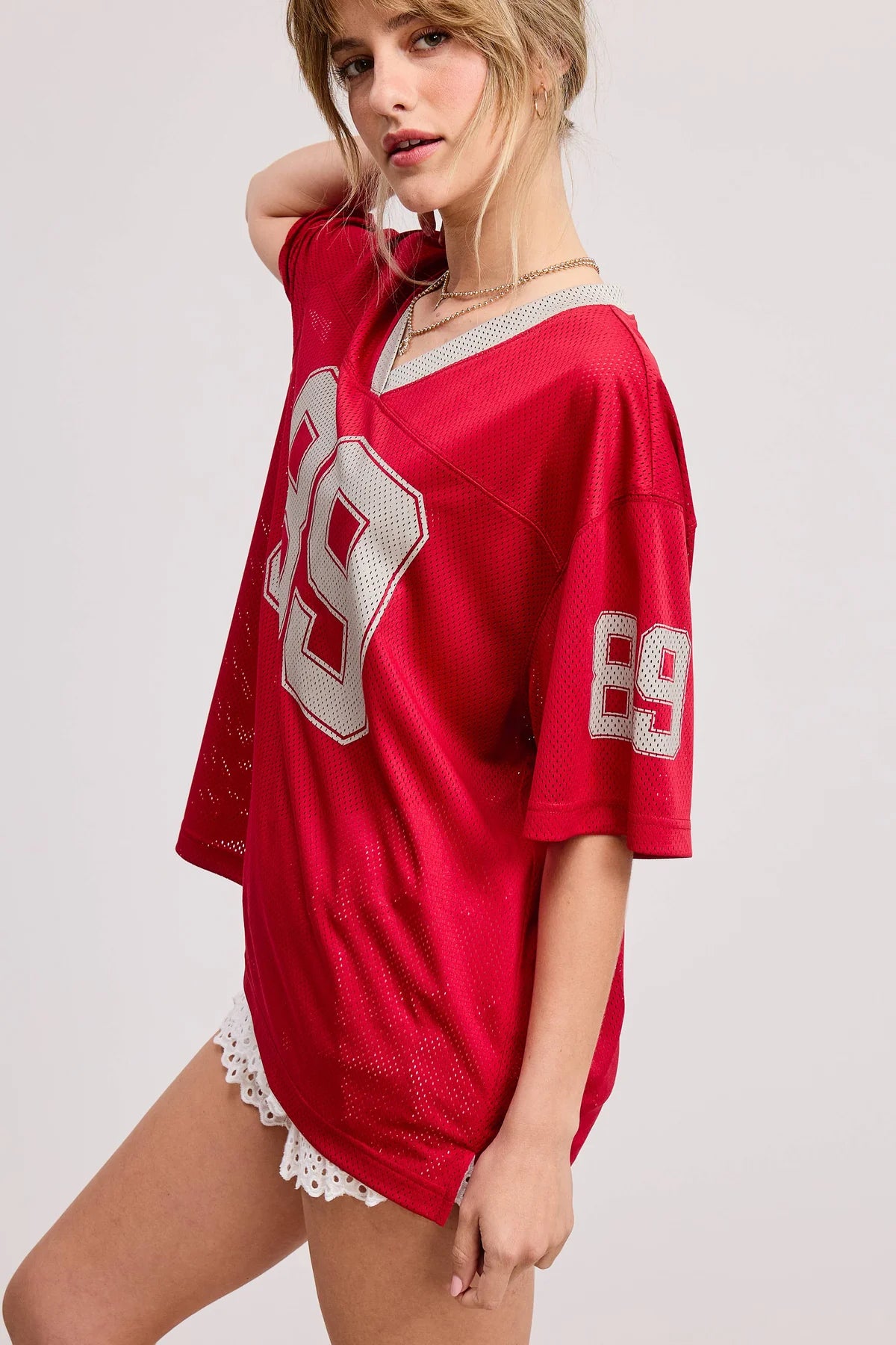Taylor 89 Jersey Top in Red