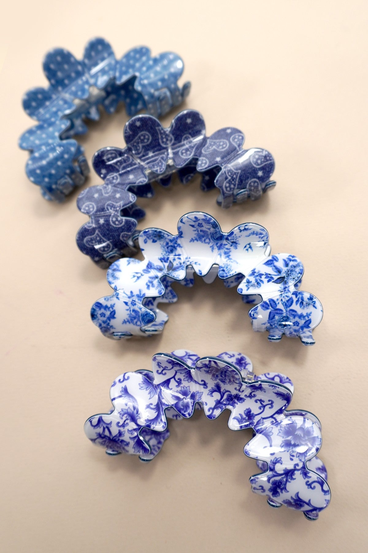 Porcelain Style Claw Clip