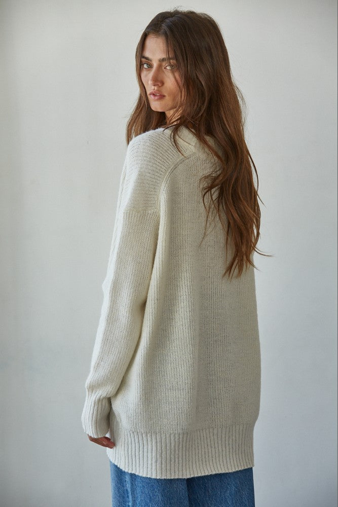 Kadence V-Neck Knit Sweater