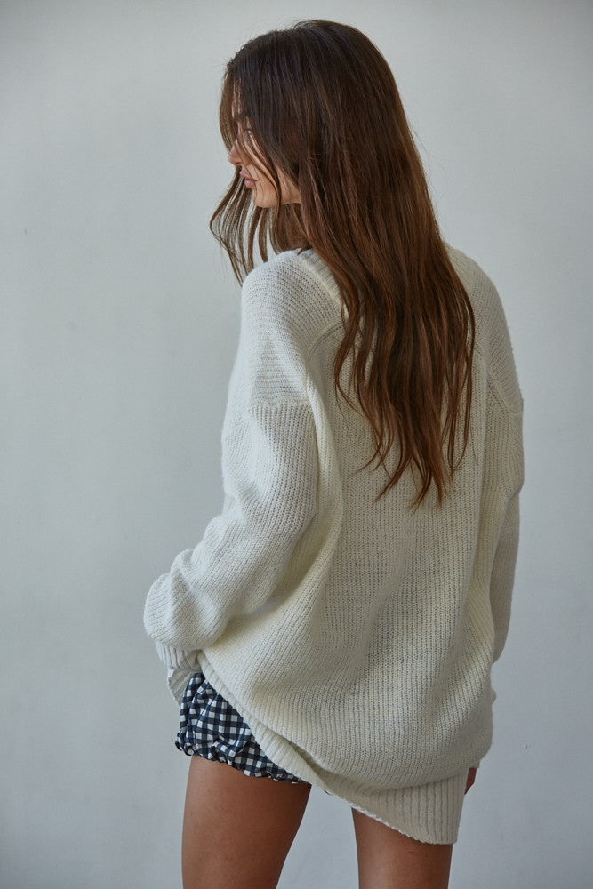 Kadence V-Neck Knit Sweater