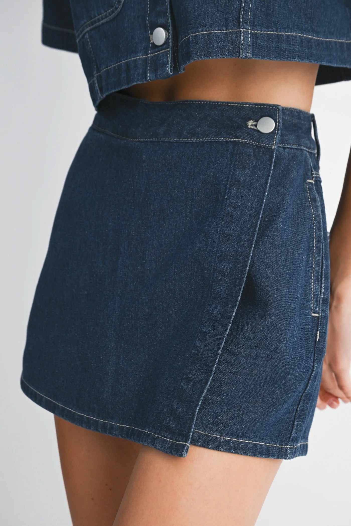 Beyonca Denim Overlay Skort