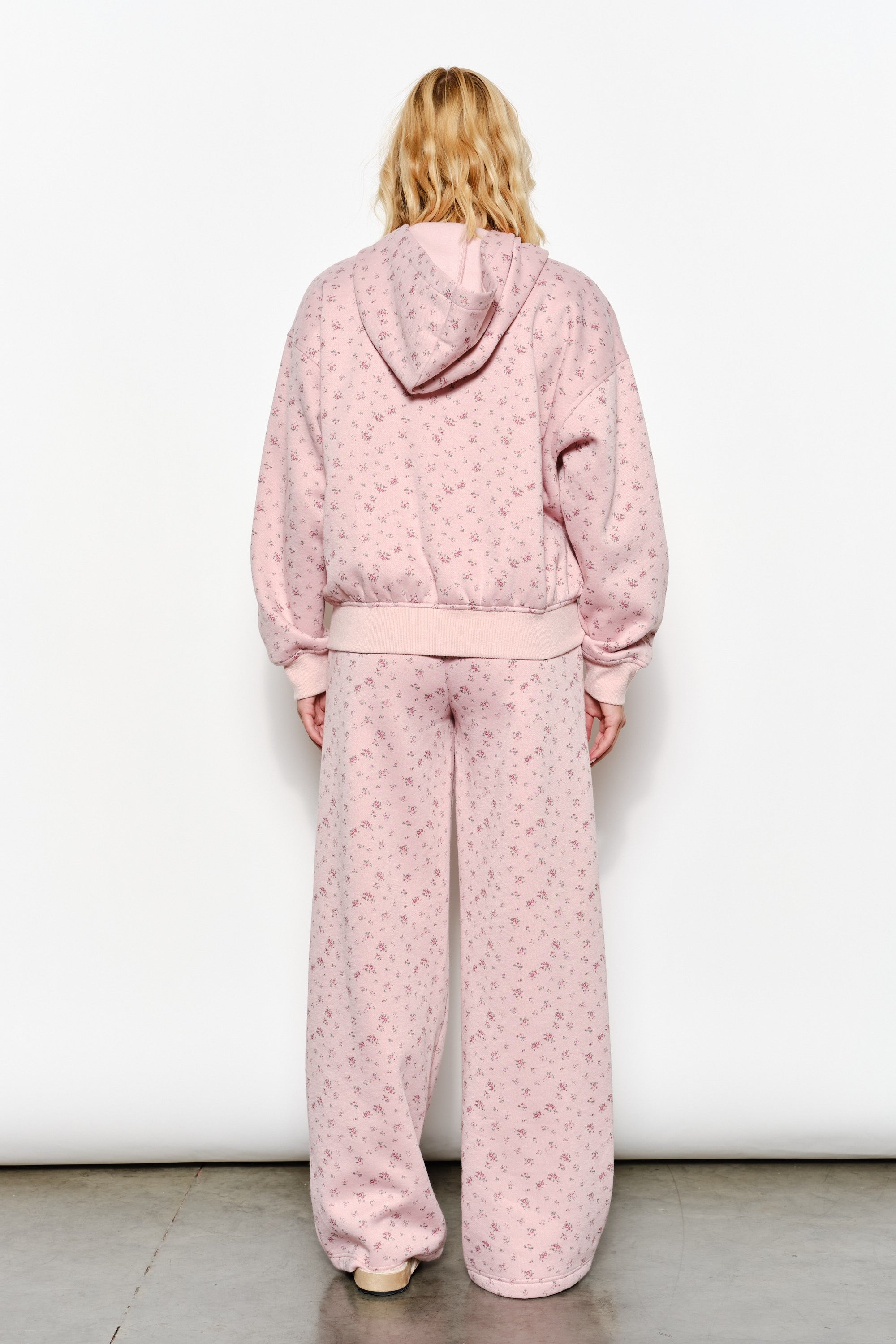 Addie Floral Wide Leg Sweatpants