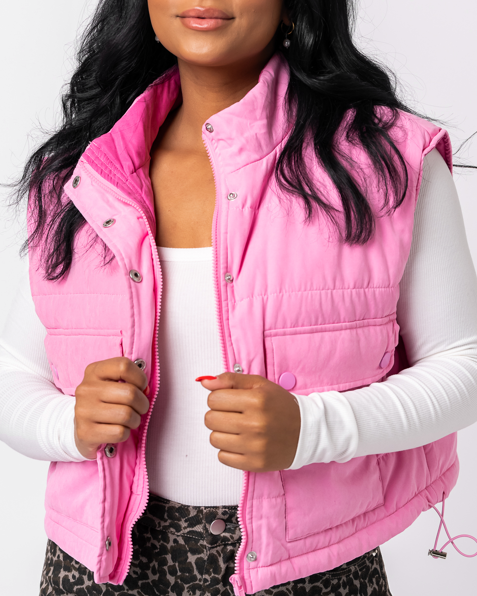 Erin Two Tone Puffer Vest