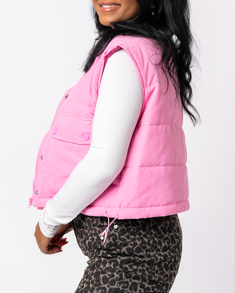 Erin Two Tone Puffer Vest