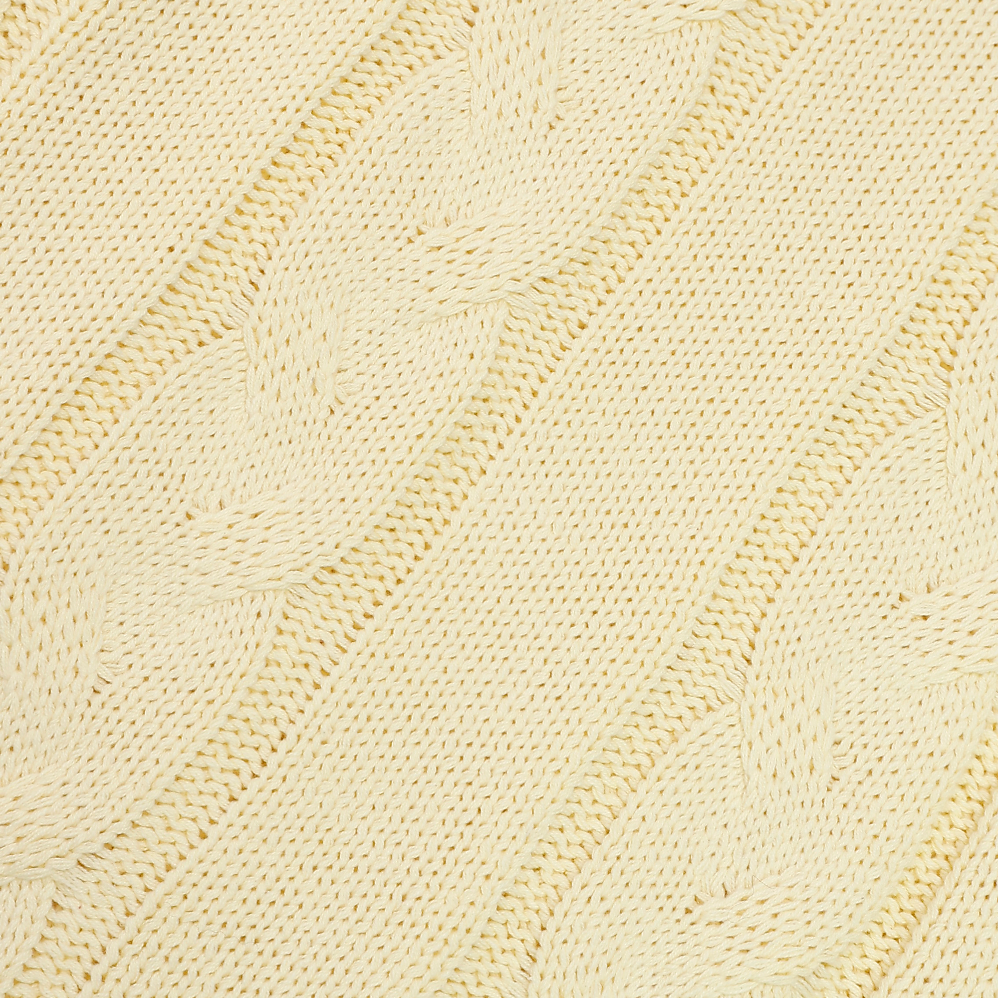 Adelaide Cable Knit Sweater in Yellow