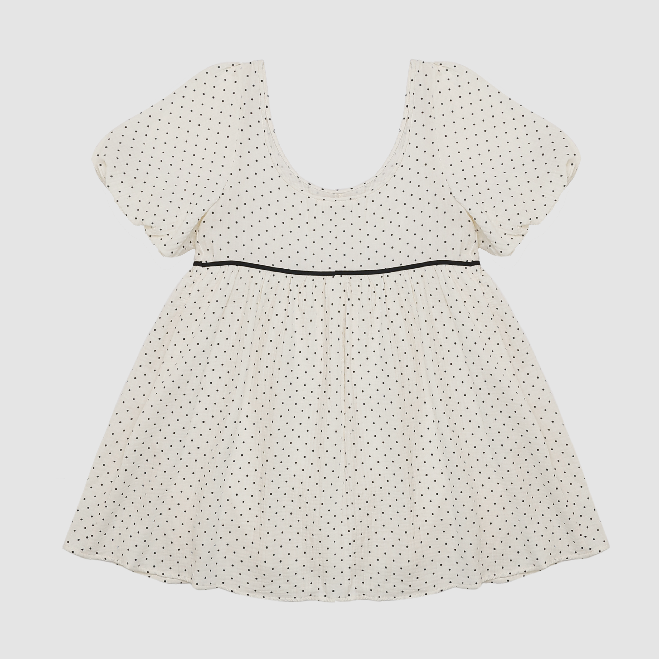 Adeline Polka Dot Ribbon Dress
