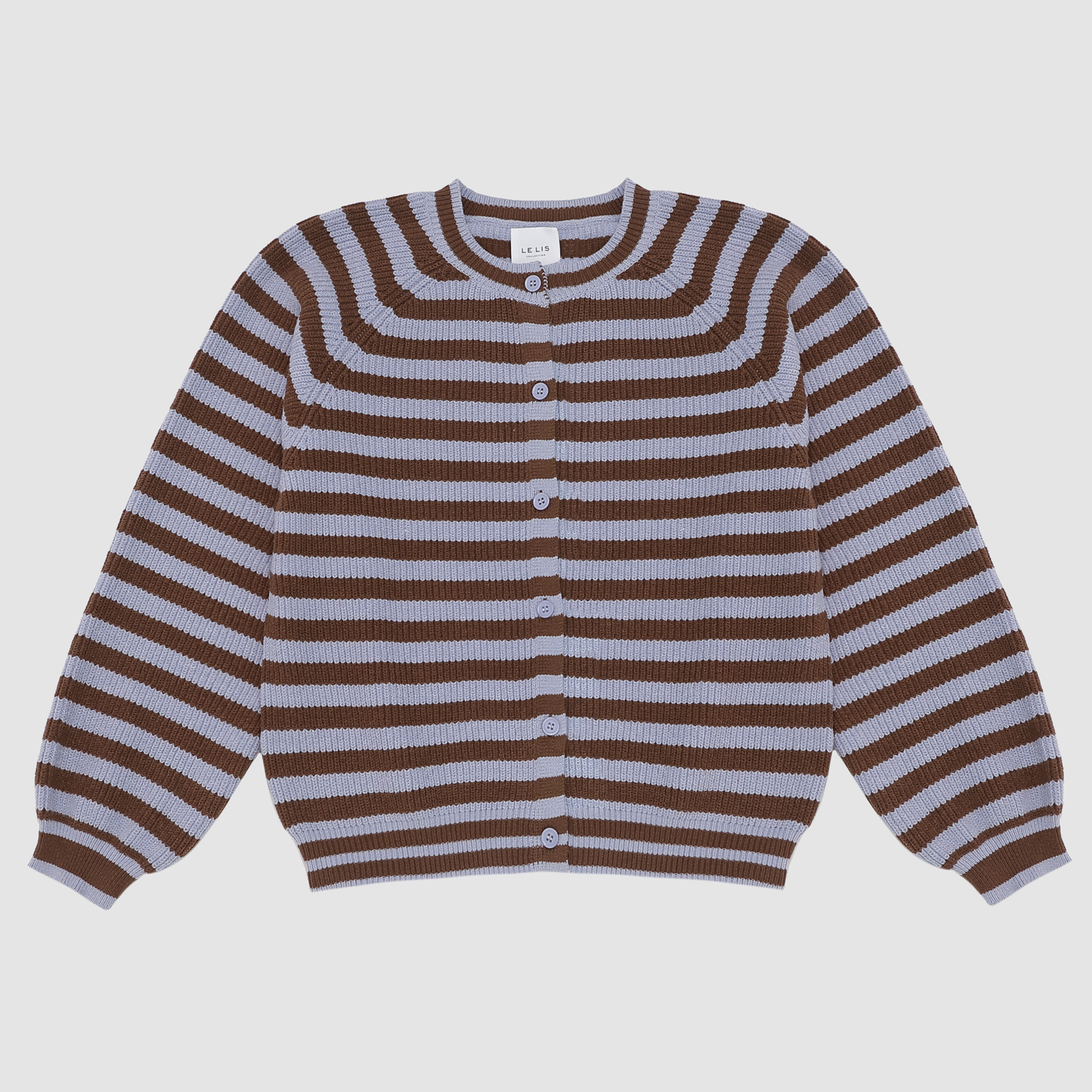 Alexandria Raglan Striped Cardigan
