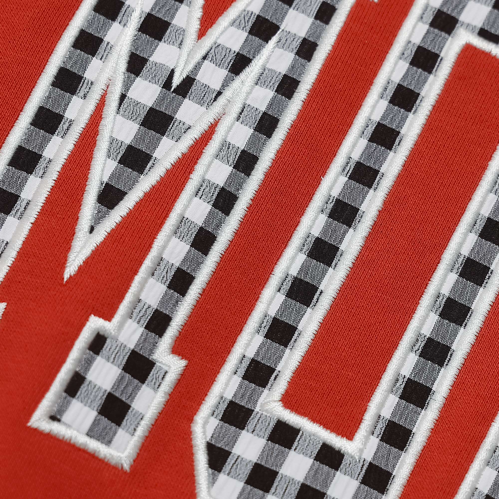 Amour Gingham Detail Crewneck