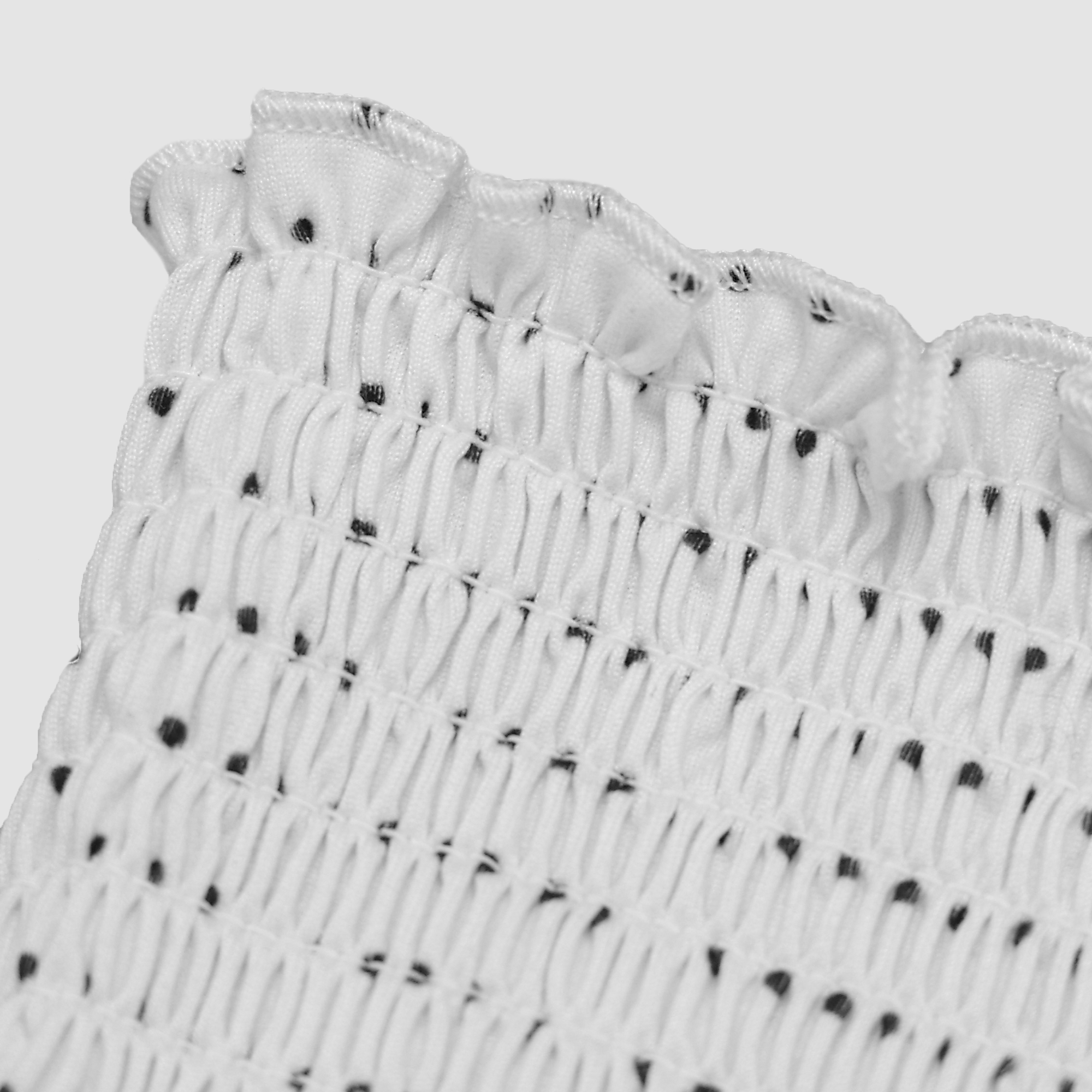 Arabella Polka Dot Smocked Tube Top