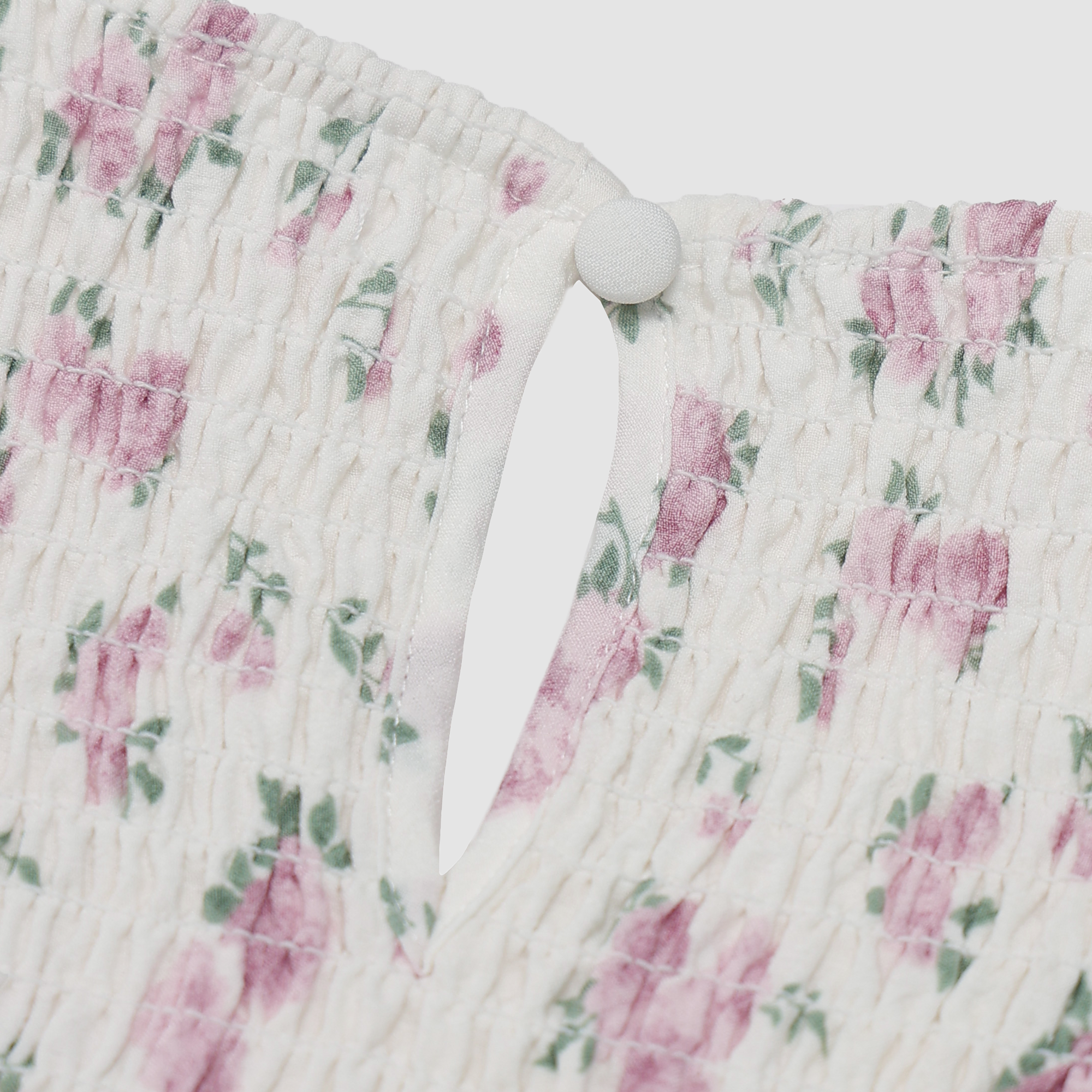 Aurora Floral Ruched Bubble Dress