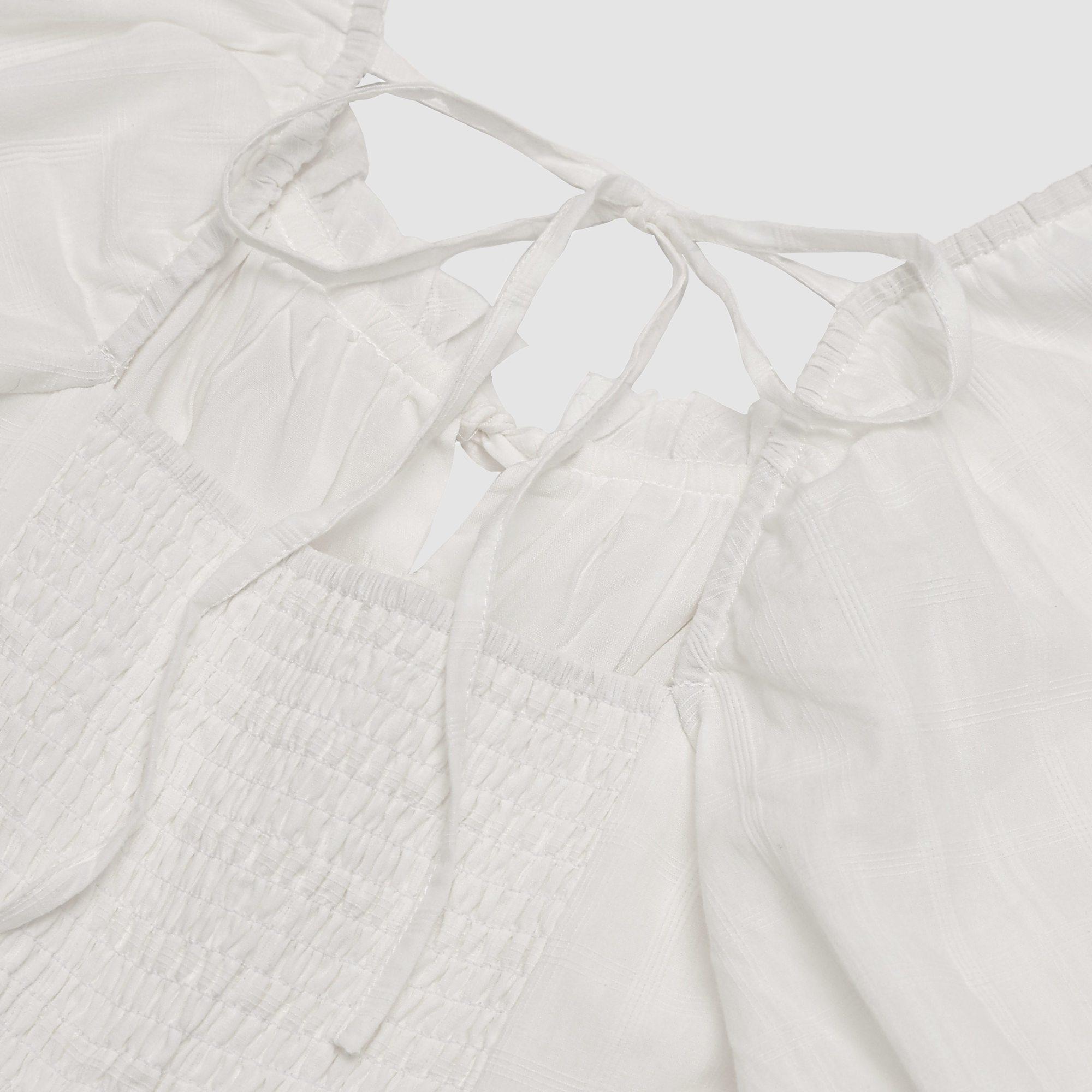 Bea Textured Puff Sleeve Romper