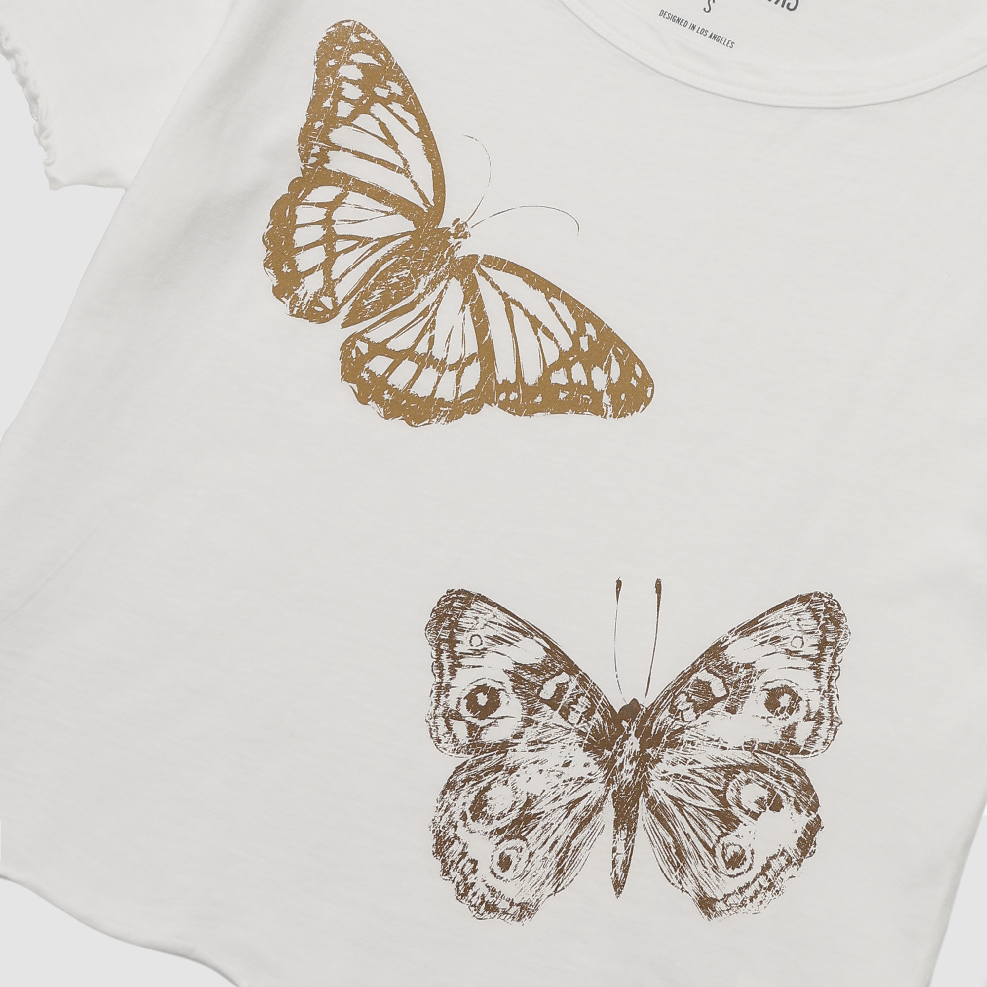 Berkley Butterfly Ruffle Hem Tee