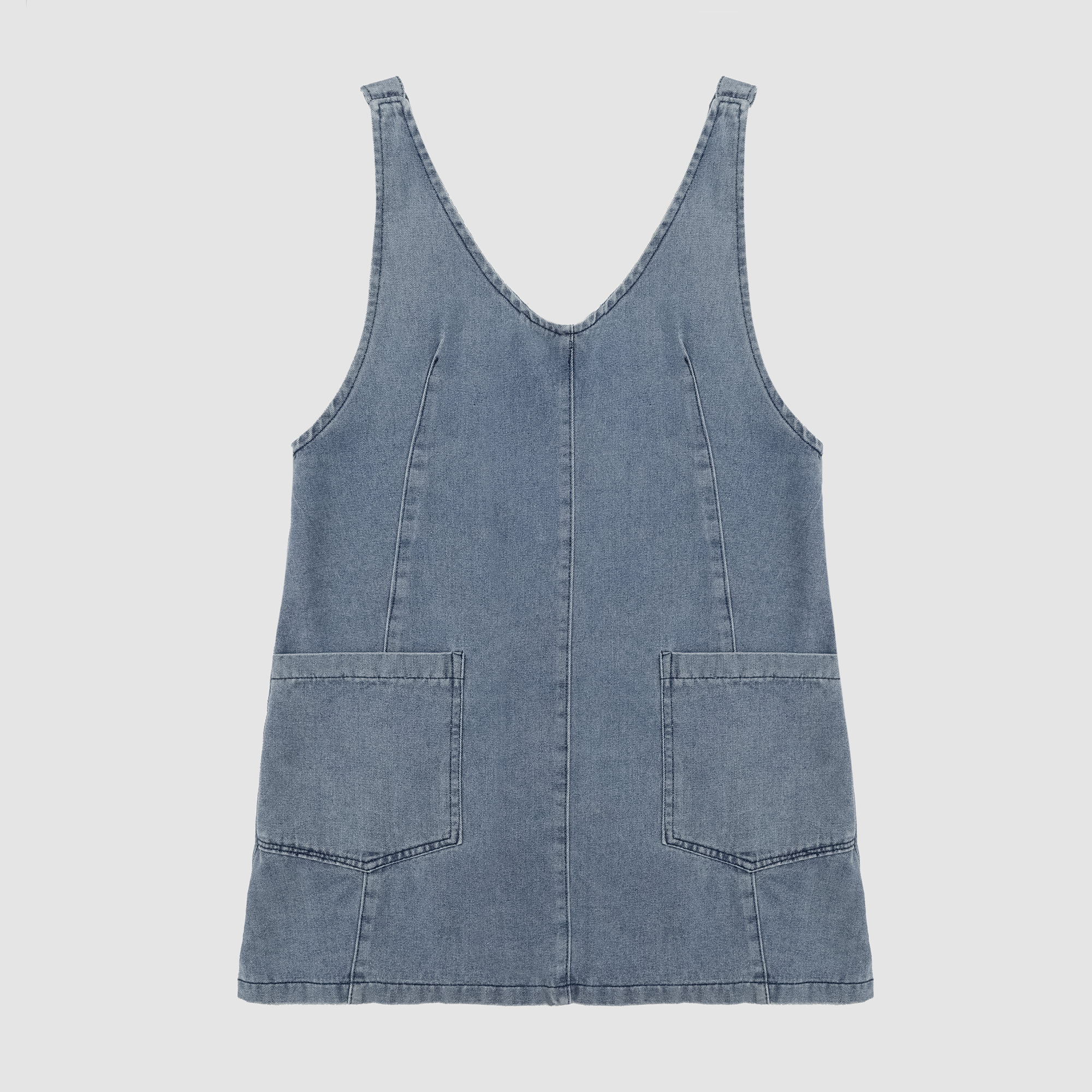 Betty Denim Overall Mini Dress