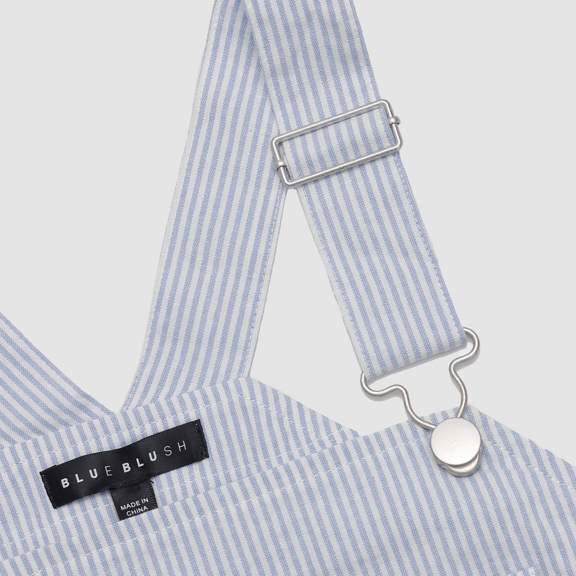 Brea Pinstripe Overall Tank Top