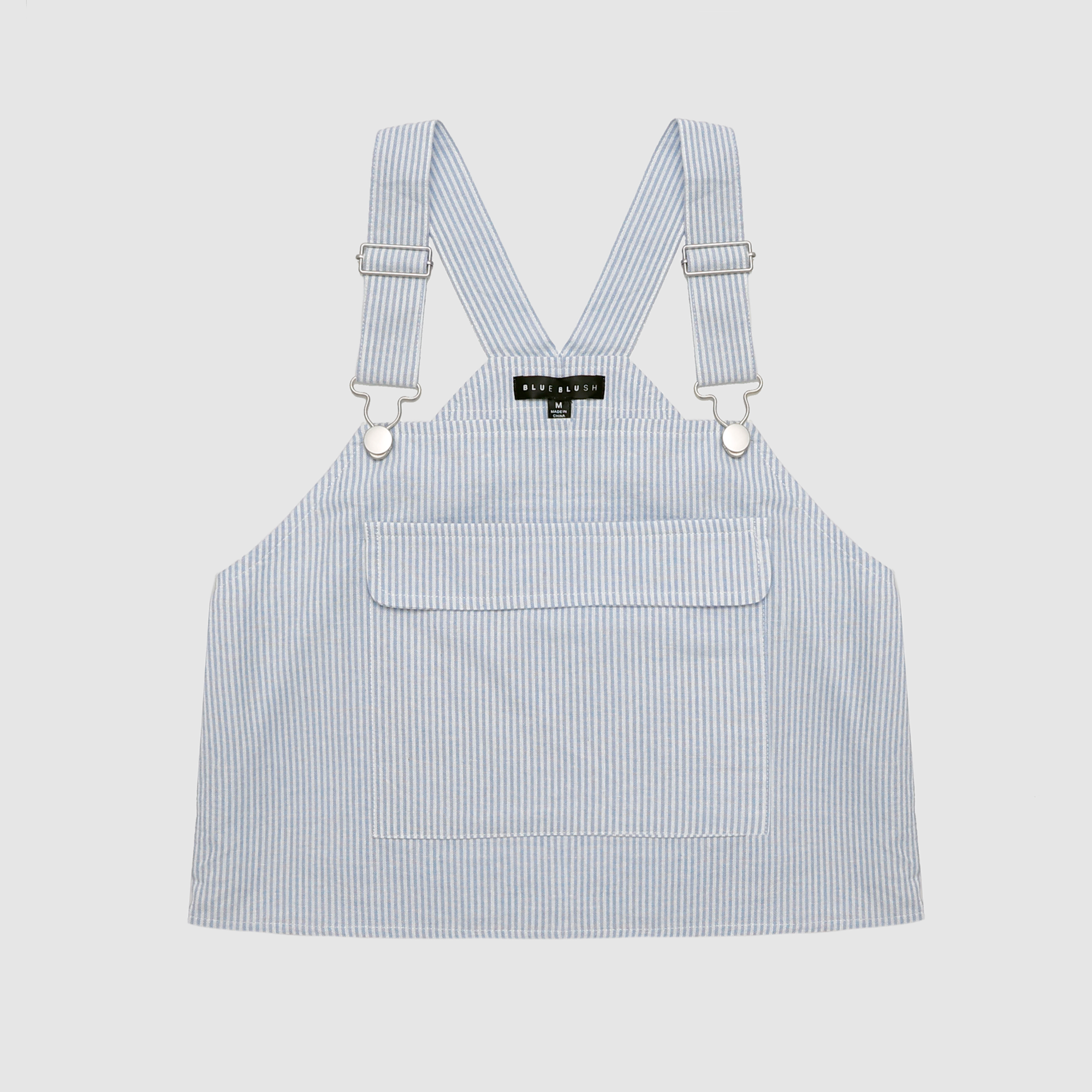 Brea Pinstripe Overall Tank Top