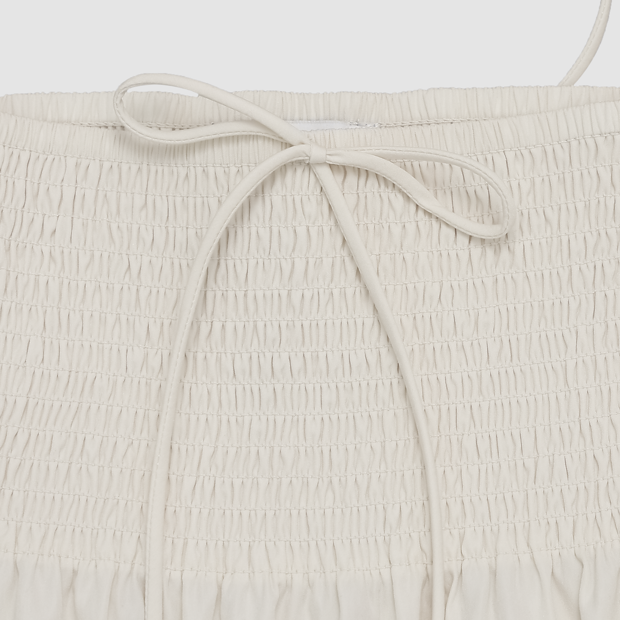 Cadence Tie Sleeve Tank in Bone