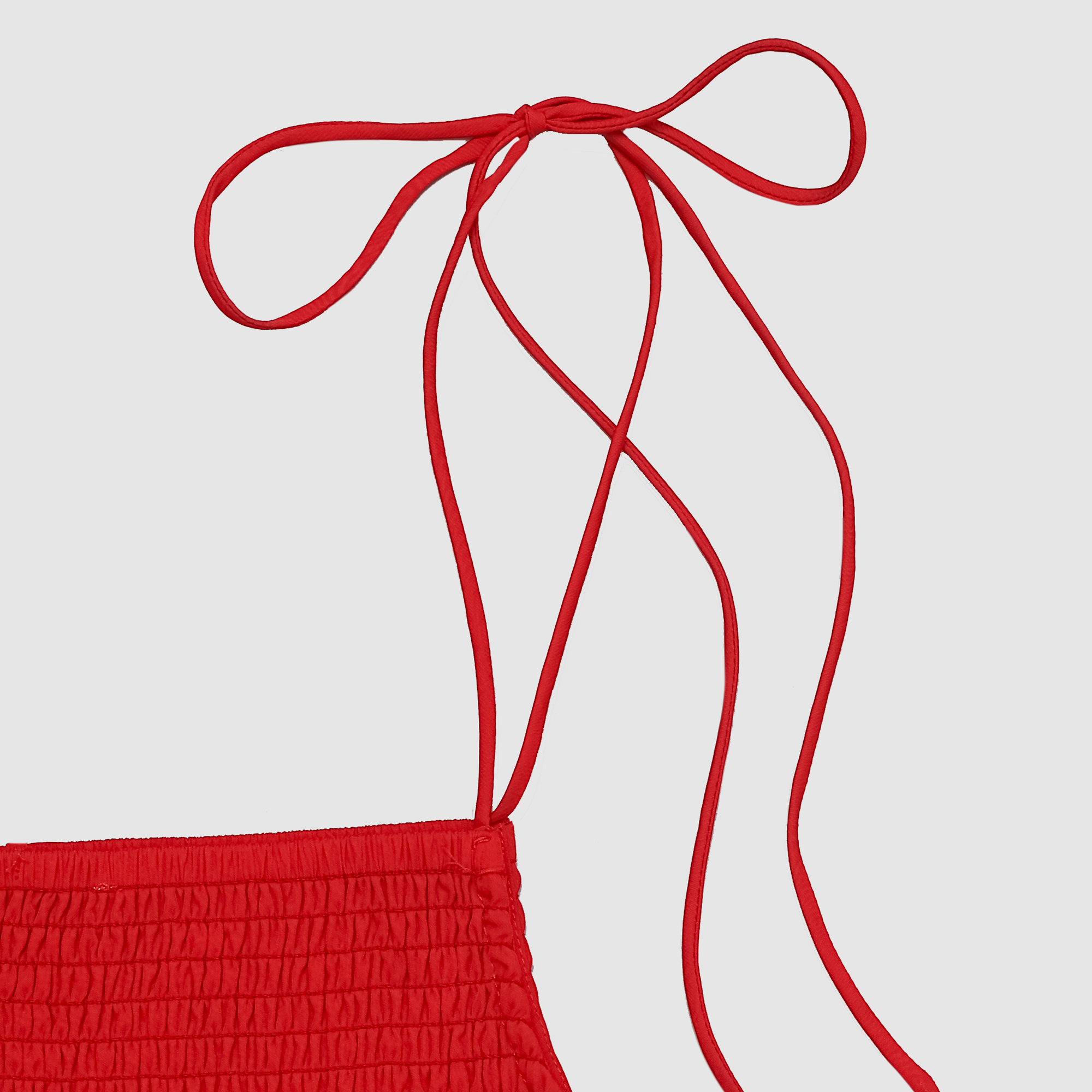 Cadence Tie Sleeve Tank in Red