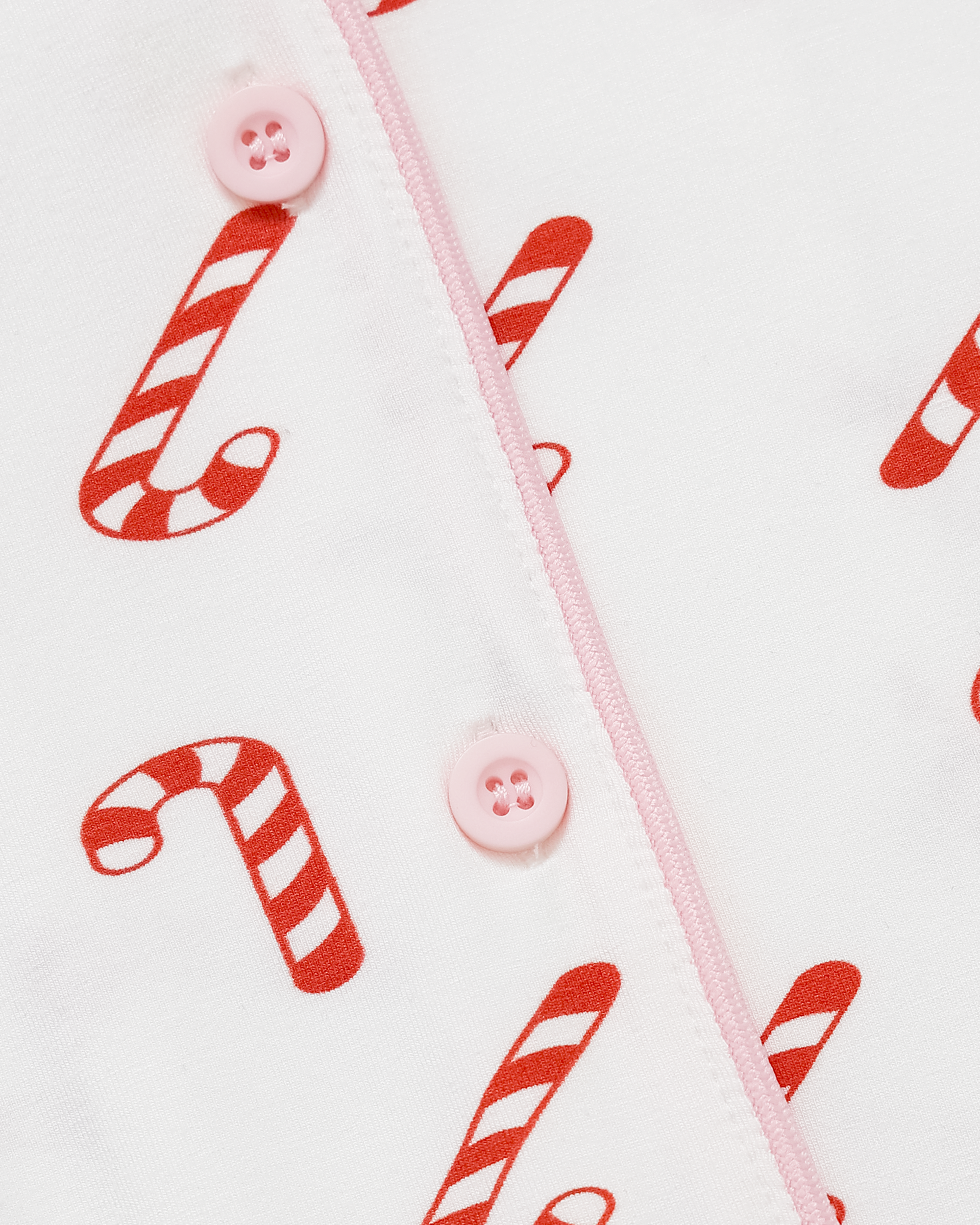 Cindy Candy Cane Long Sleeve Pajama Top