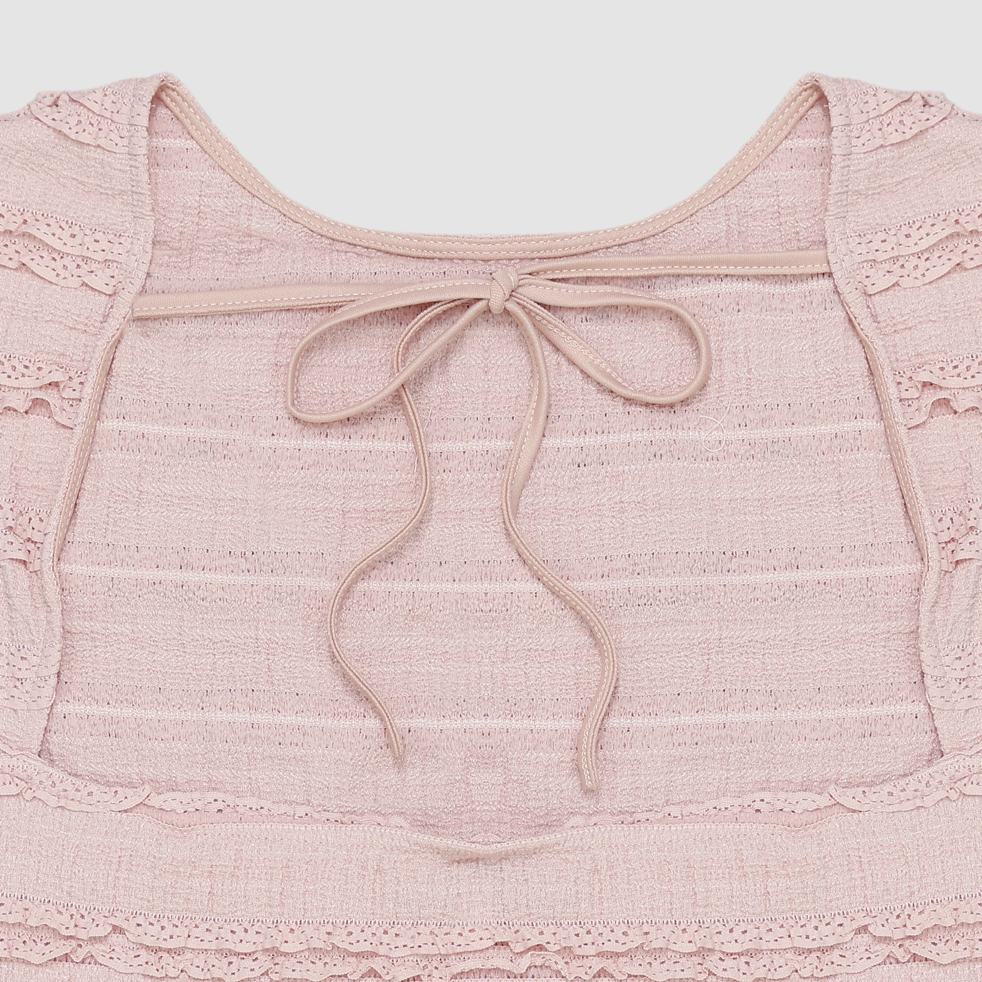 Caroline Lace Tank in Dusty Pink