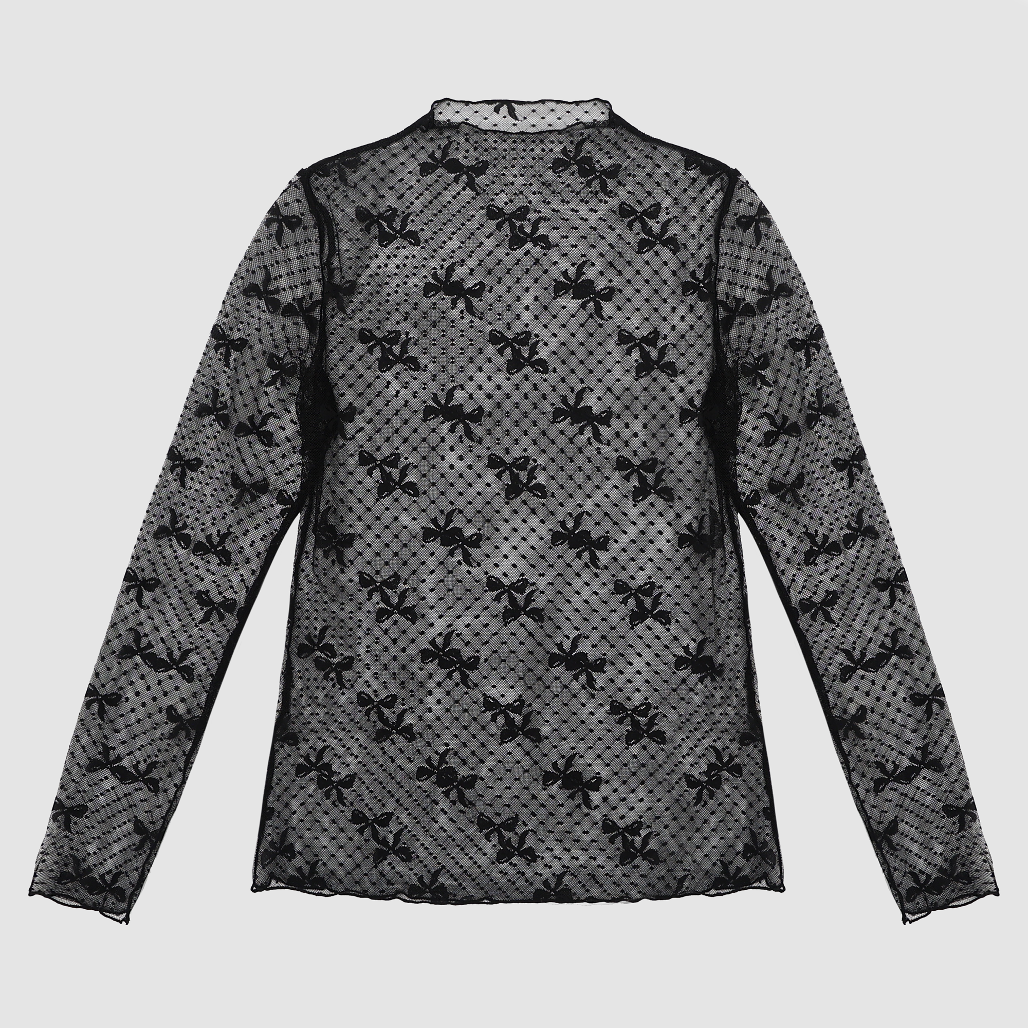 Carys Mesh Lace Long Sleeve Top