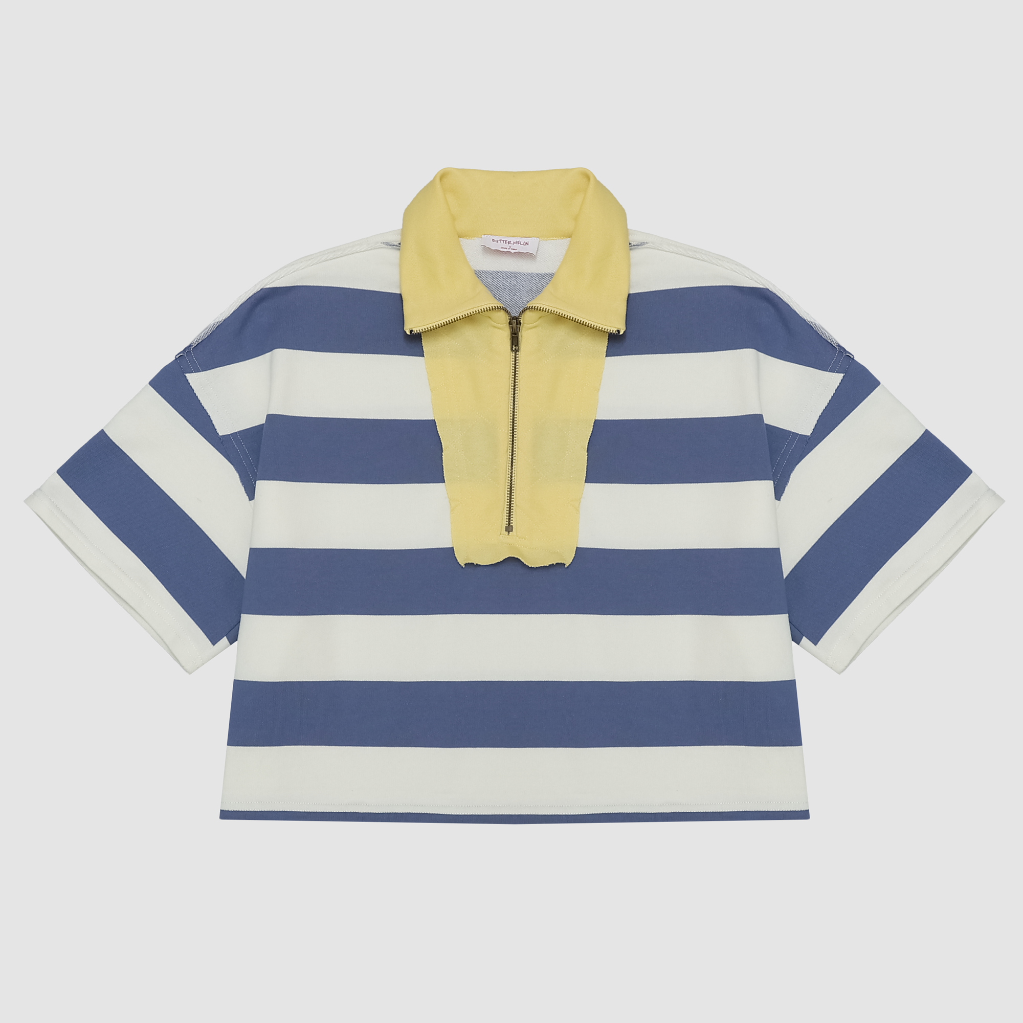 Cece Oversized Zip-Up Polo Shirt