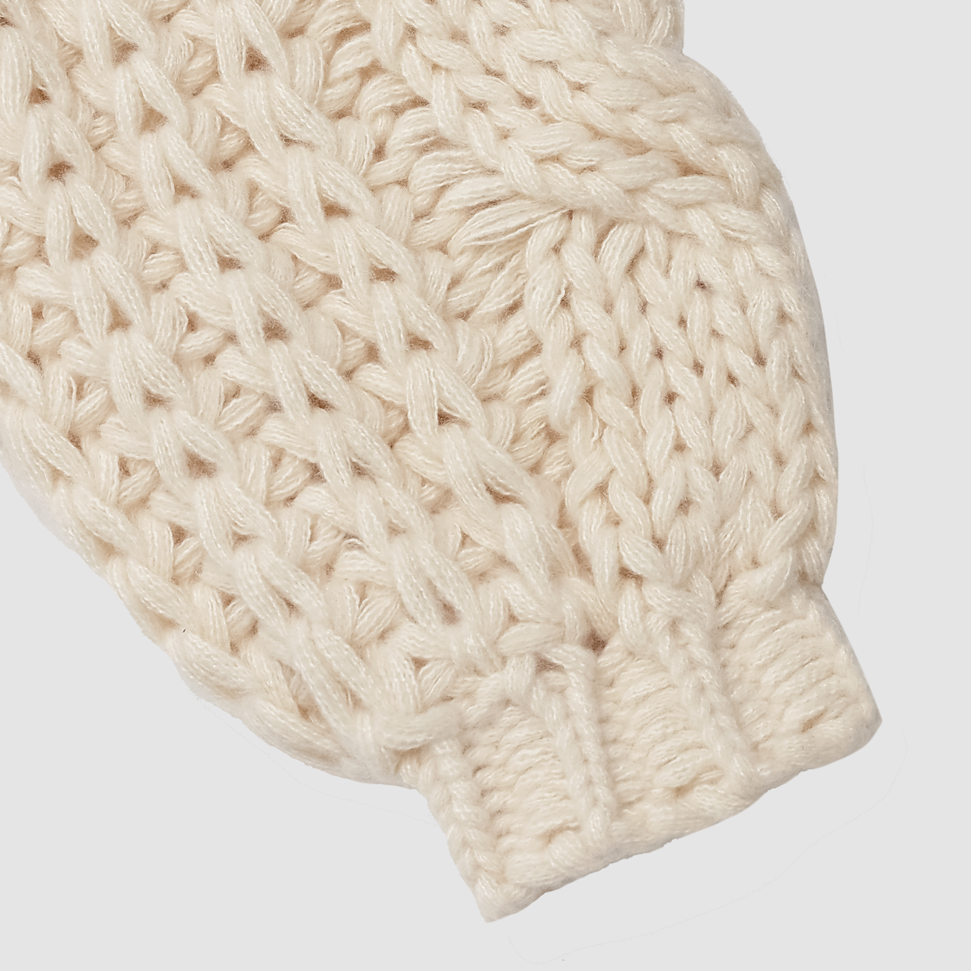 Cecilia Cable Knit Cardigan in Cream