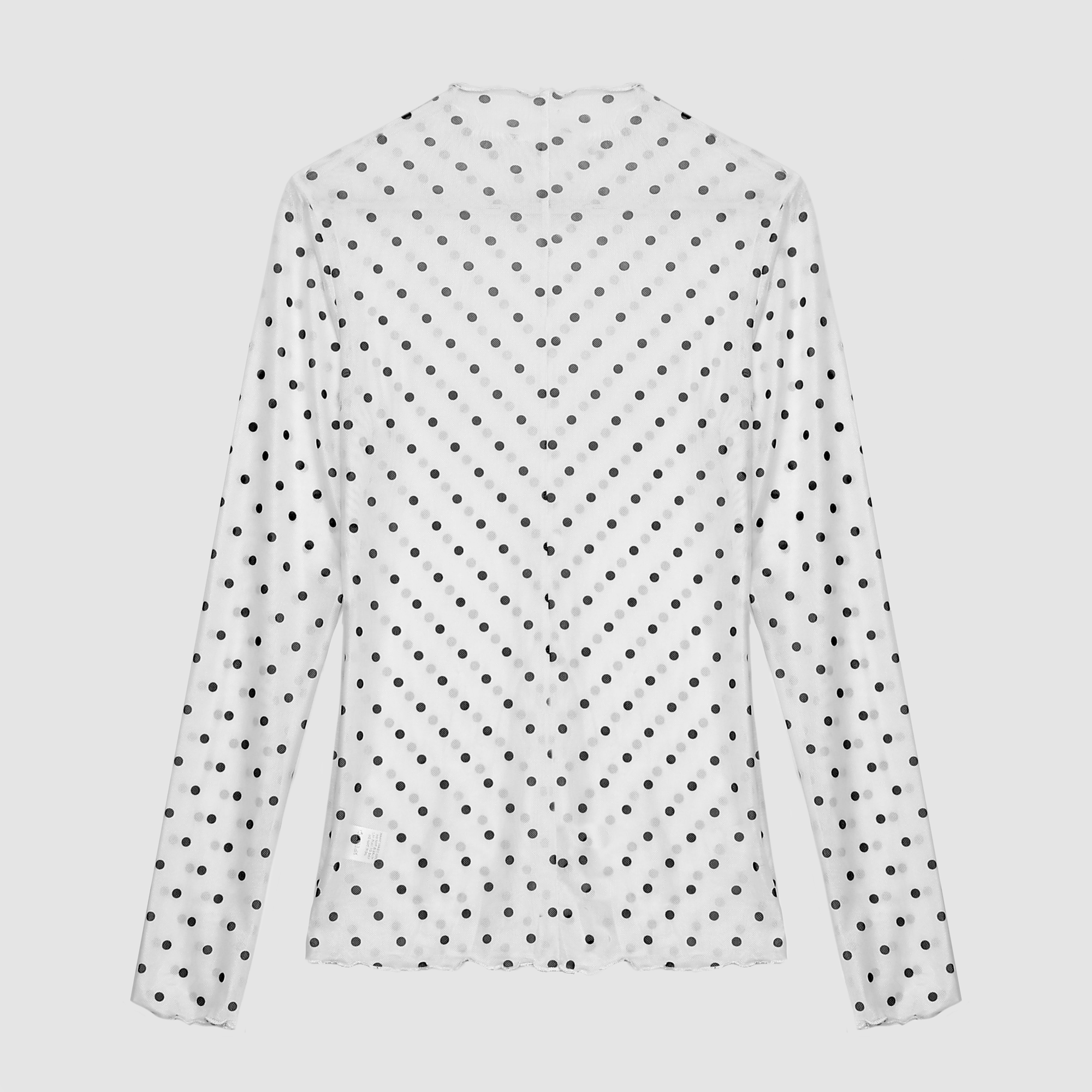 Chiara Polka Dot Sheer Top