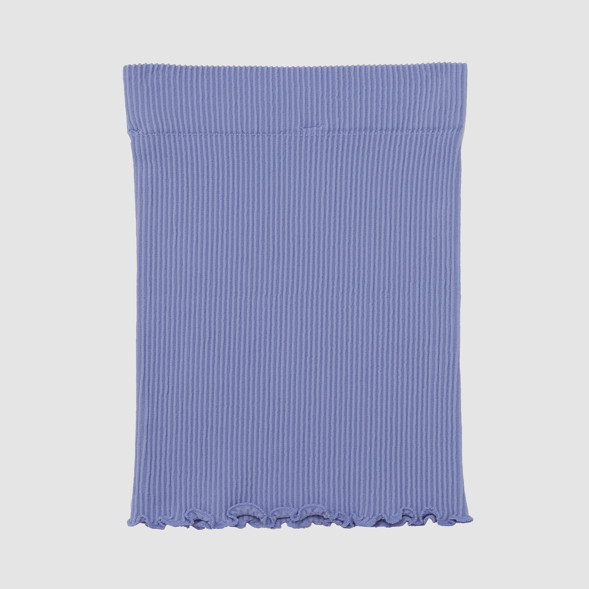 Corinna Ribbed Tube Top in Blue
