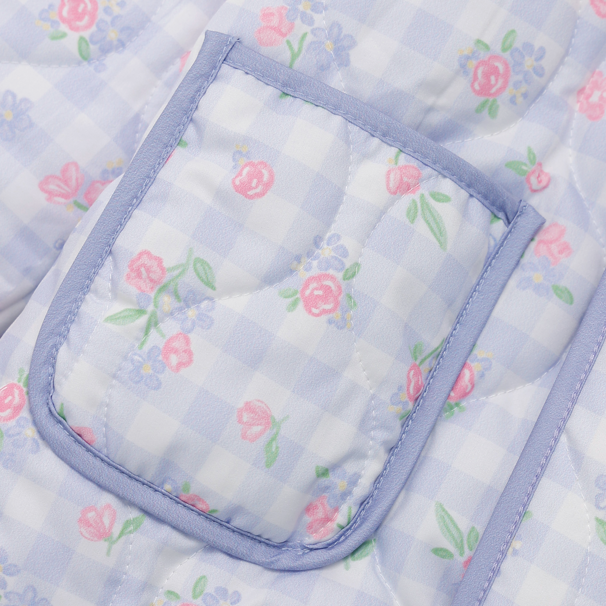 Cotton Candy Oversized Quilted Jacket