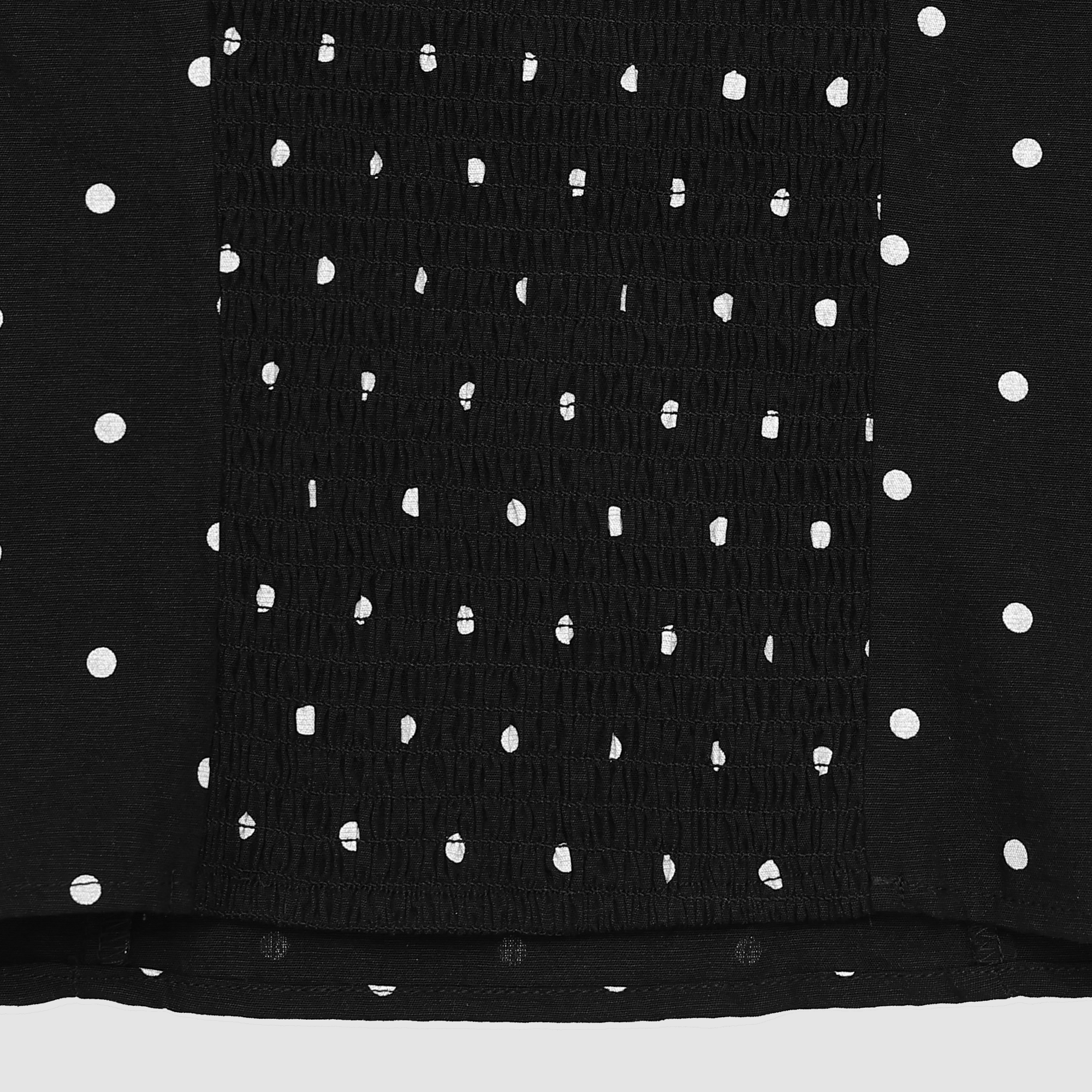 Danica Polka Dot Tube Top in Black