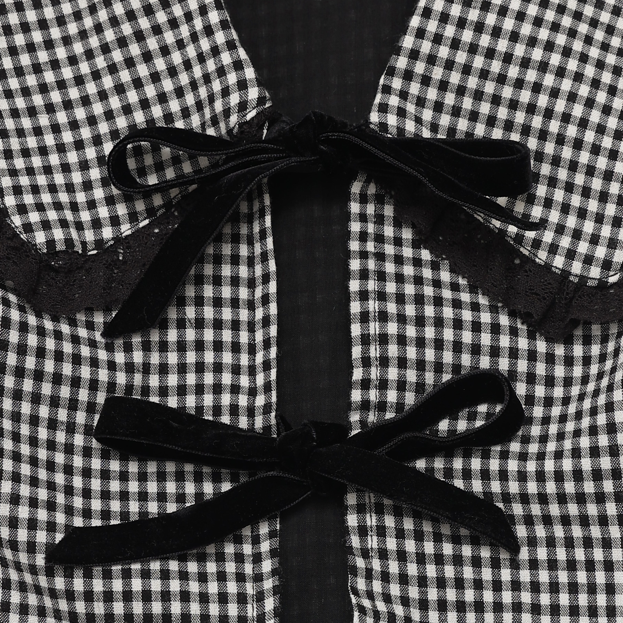 Darcy Gingham Long Sleeve Blouse