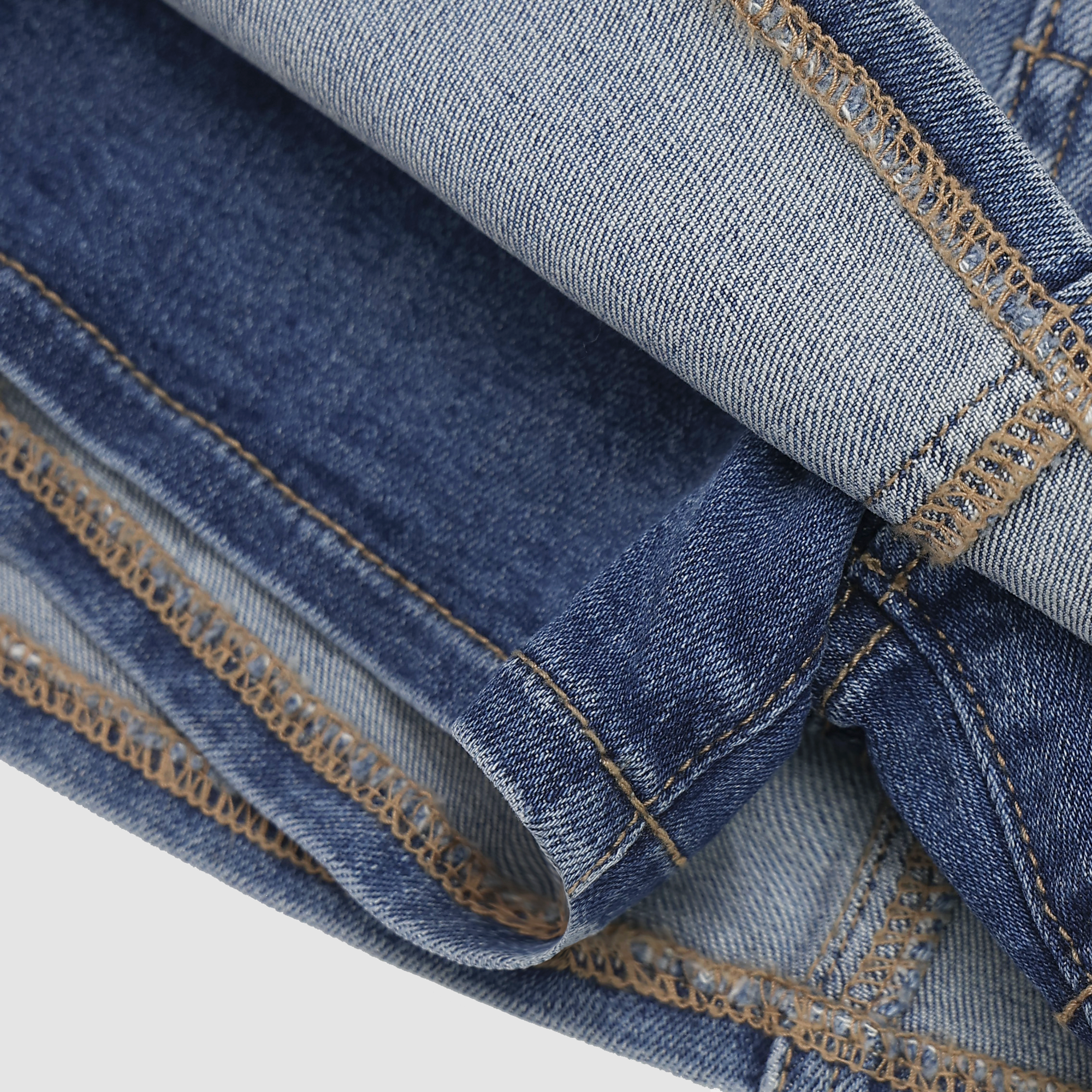 Jayda Denim Mini Skirt in Light Denim