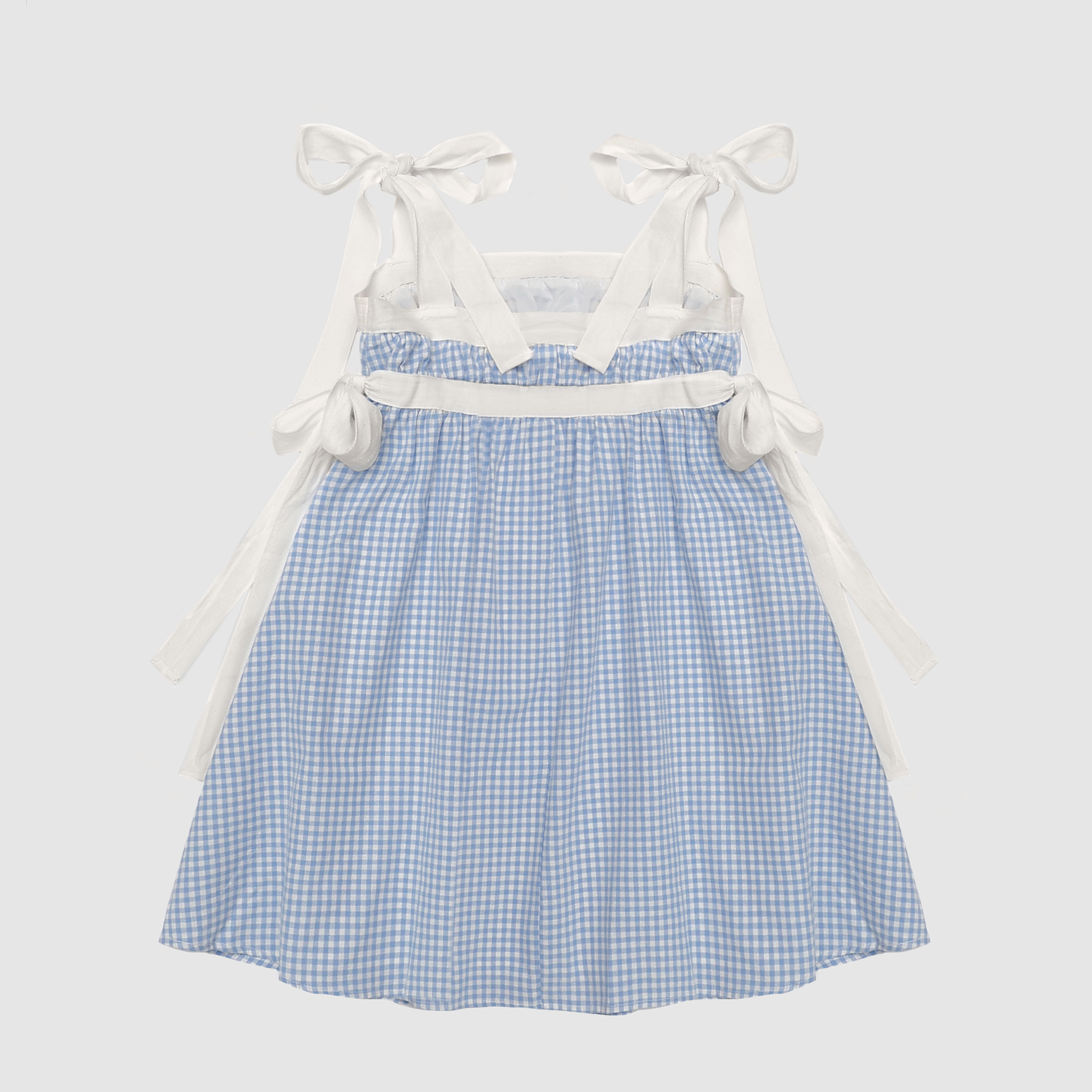 Dorothy Gingham Dress in Blue