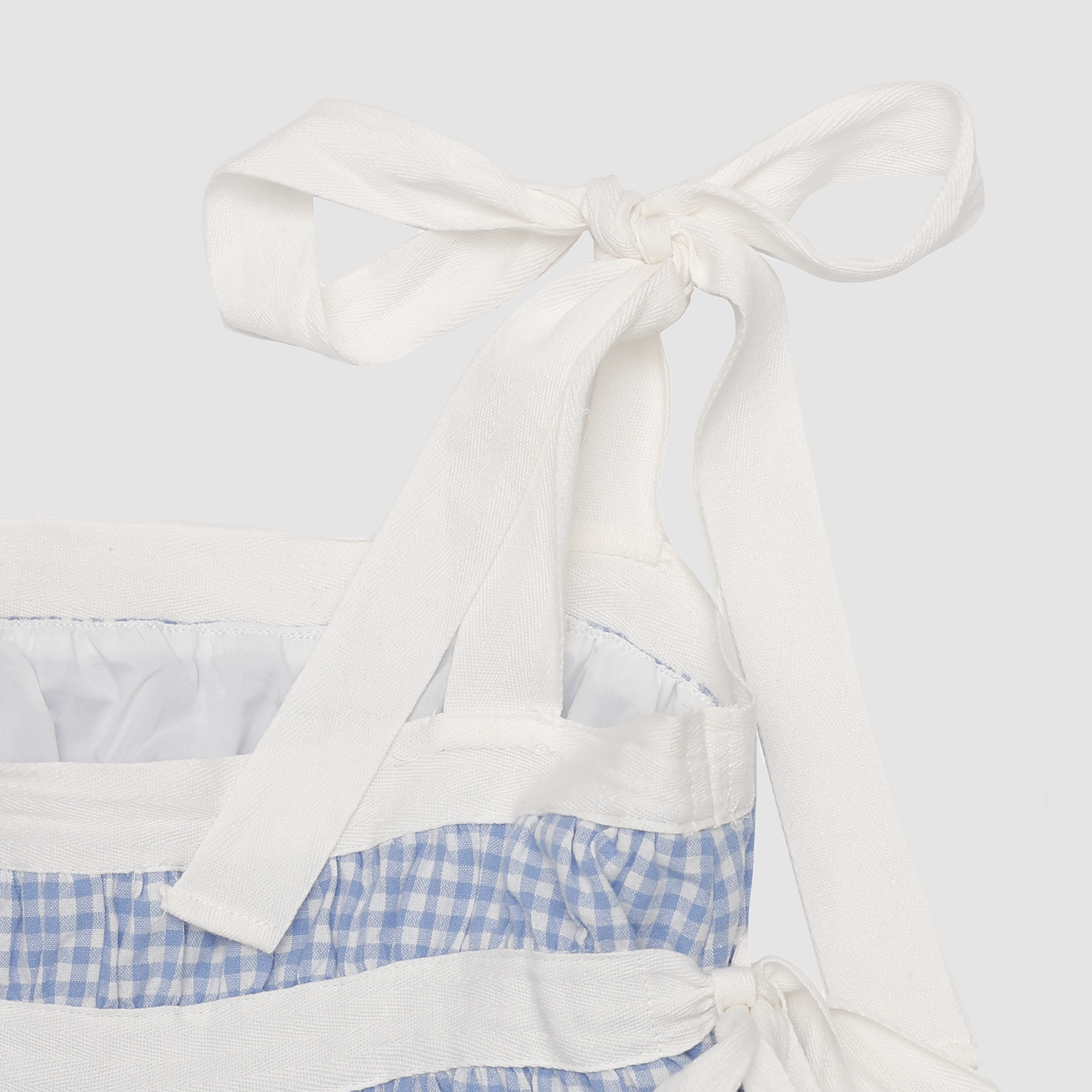 Dorothy Gingham Dress in Blue