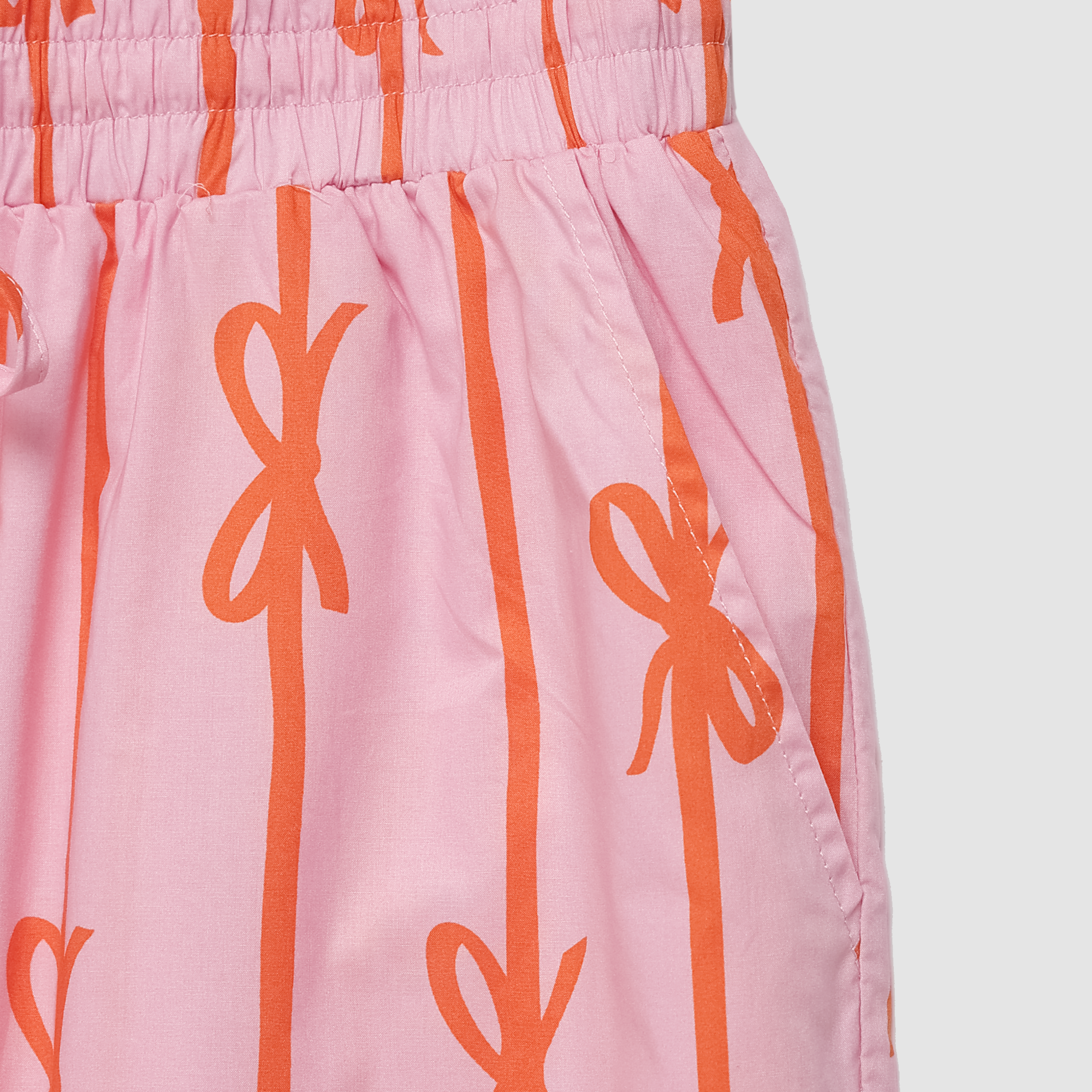 Eleanor Bow Print Pajama Set in Pink