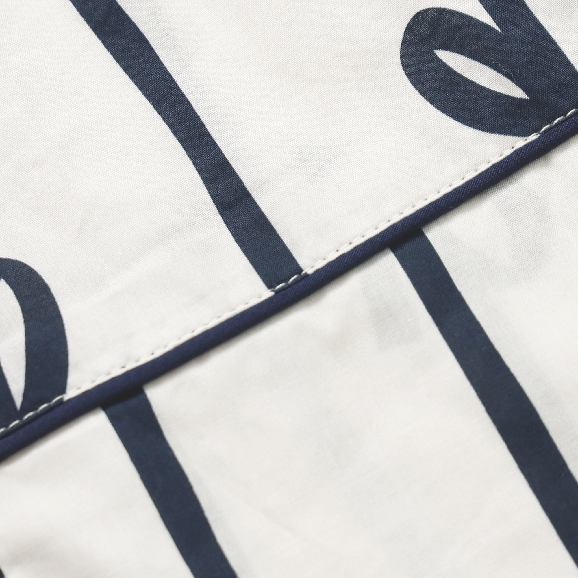 Eleanor Bow Print Pajama Set in Ivory