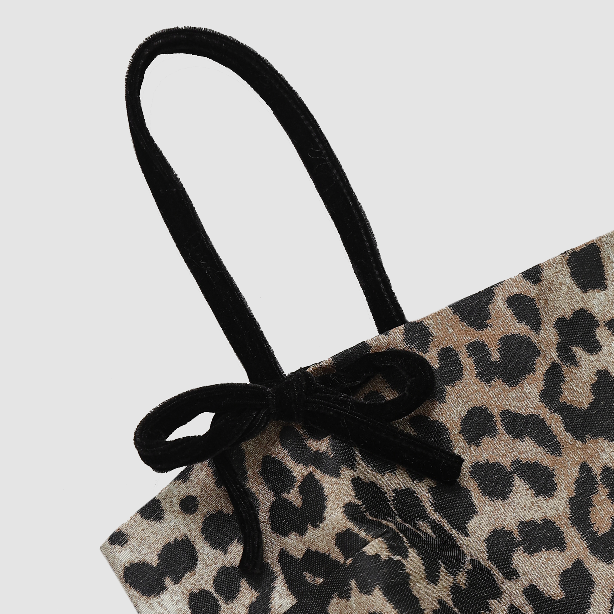 Elowen Leopard Babydoll Bow Top