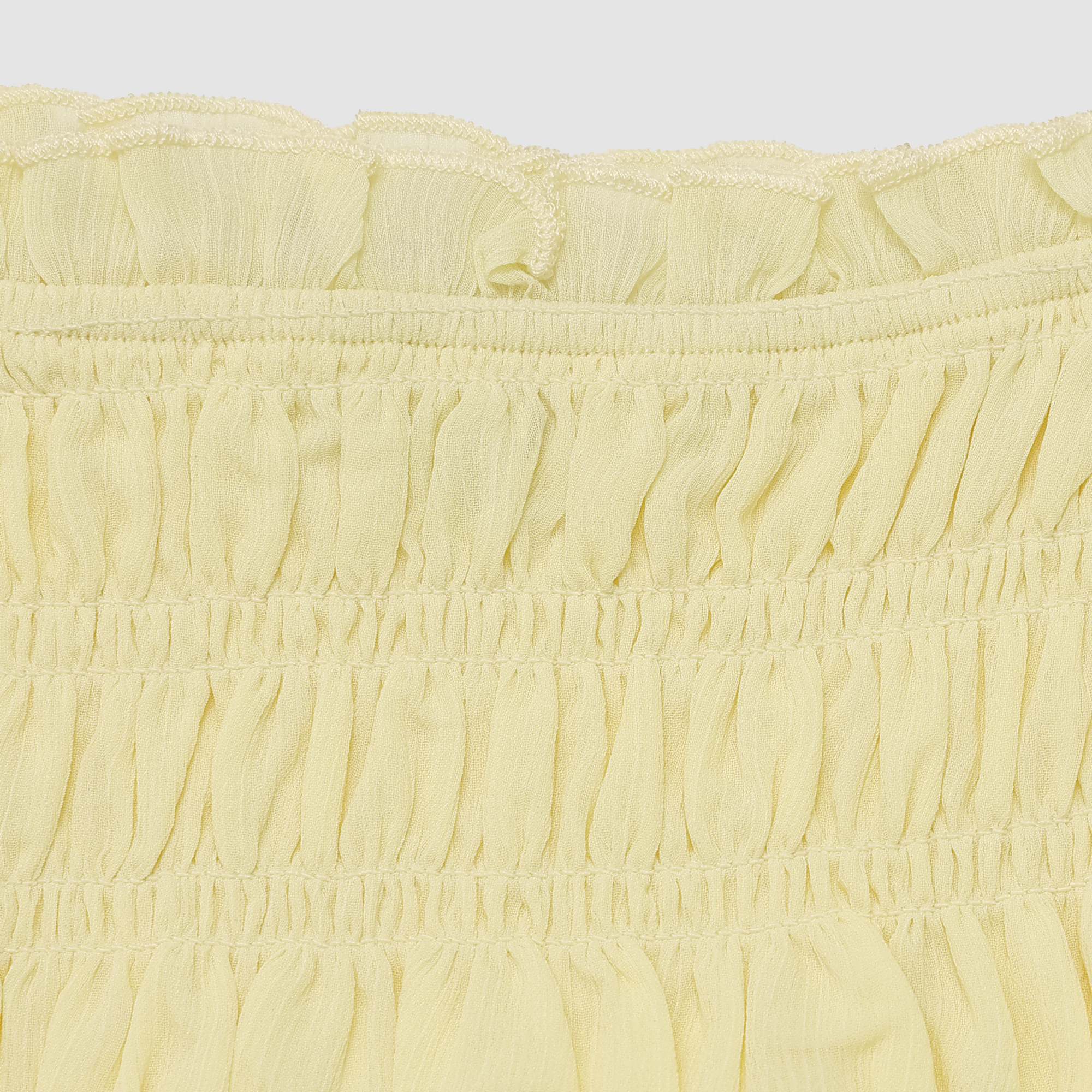 Genevieve Ruched Mesh Blouse