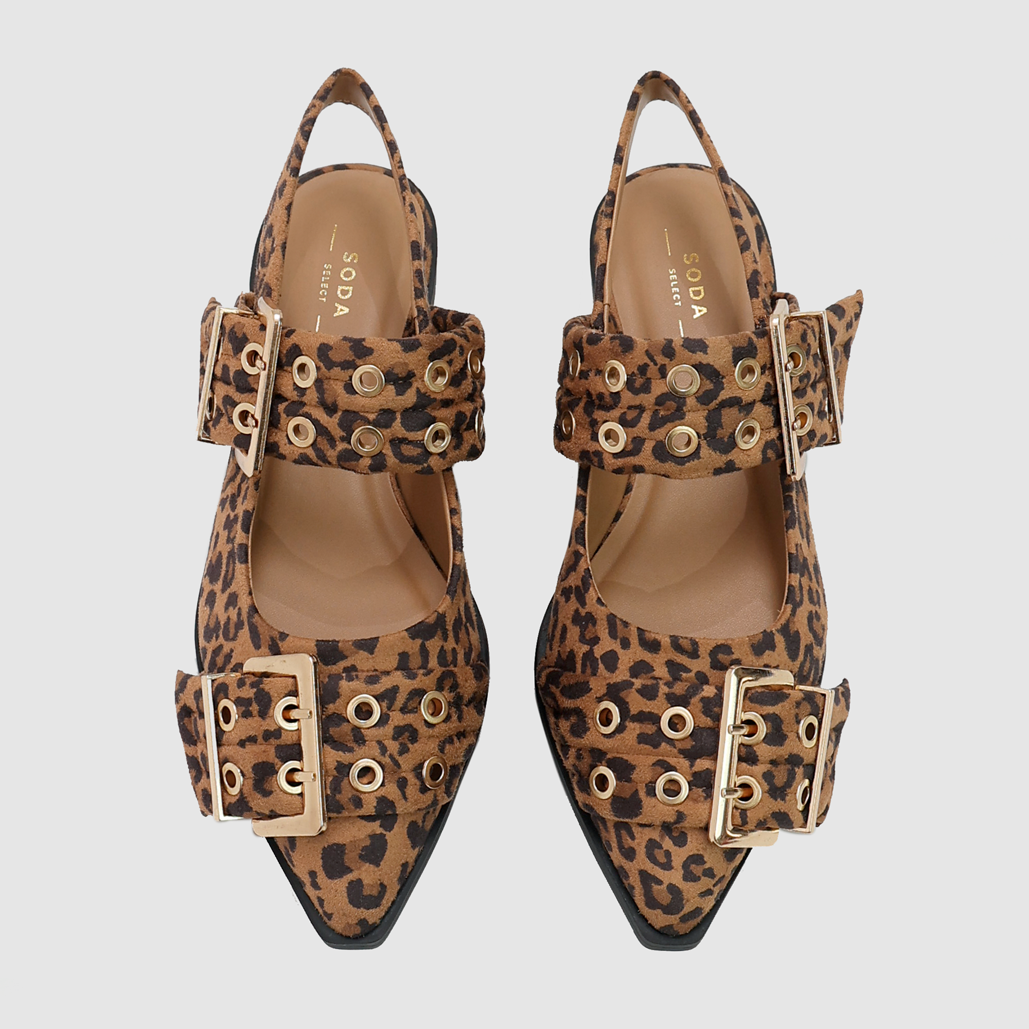 Katie Slingback Belt Flats