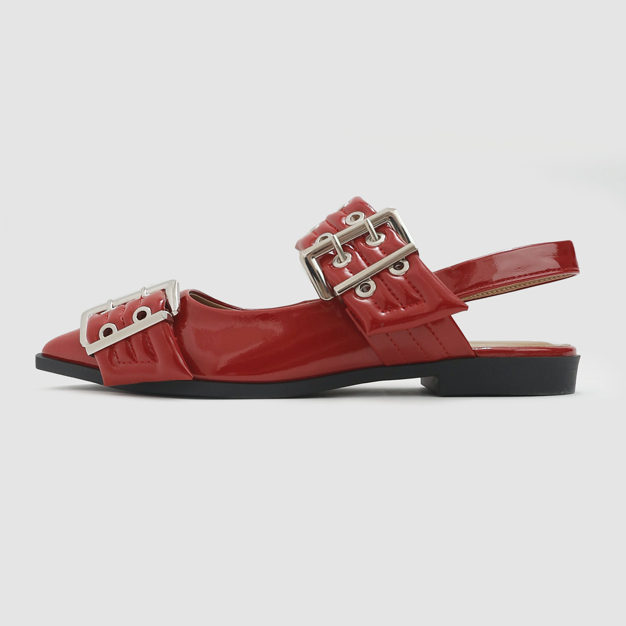 Katie Slingback Belt Flats