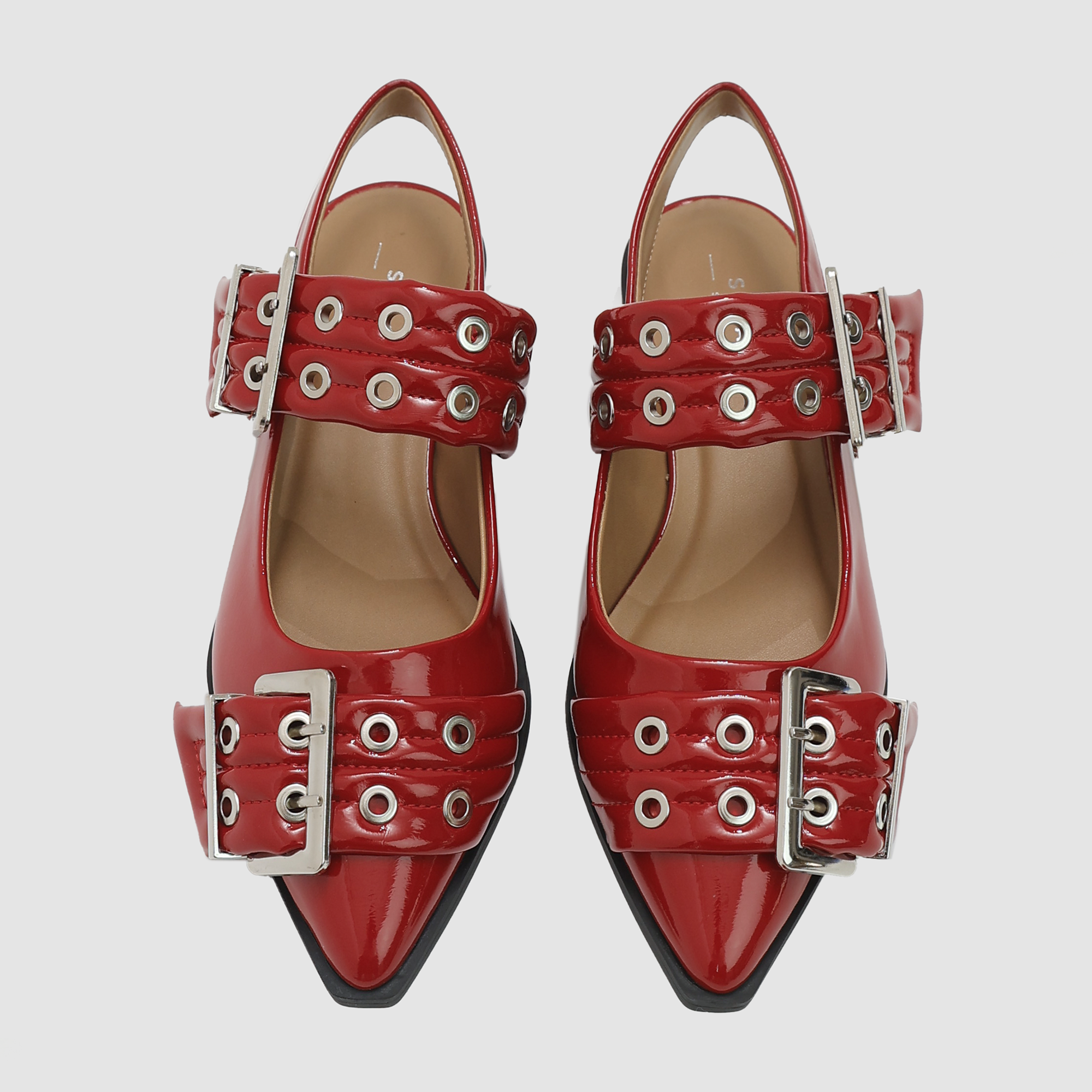 Katie Slingback Belt Flats