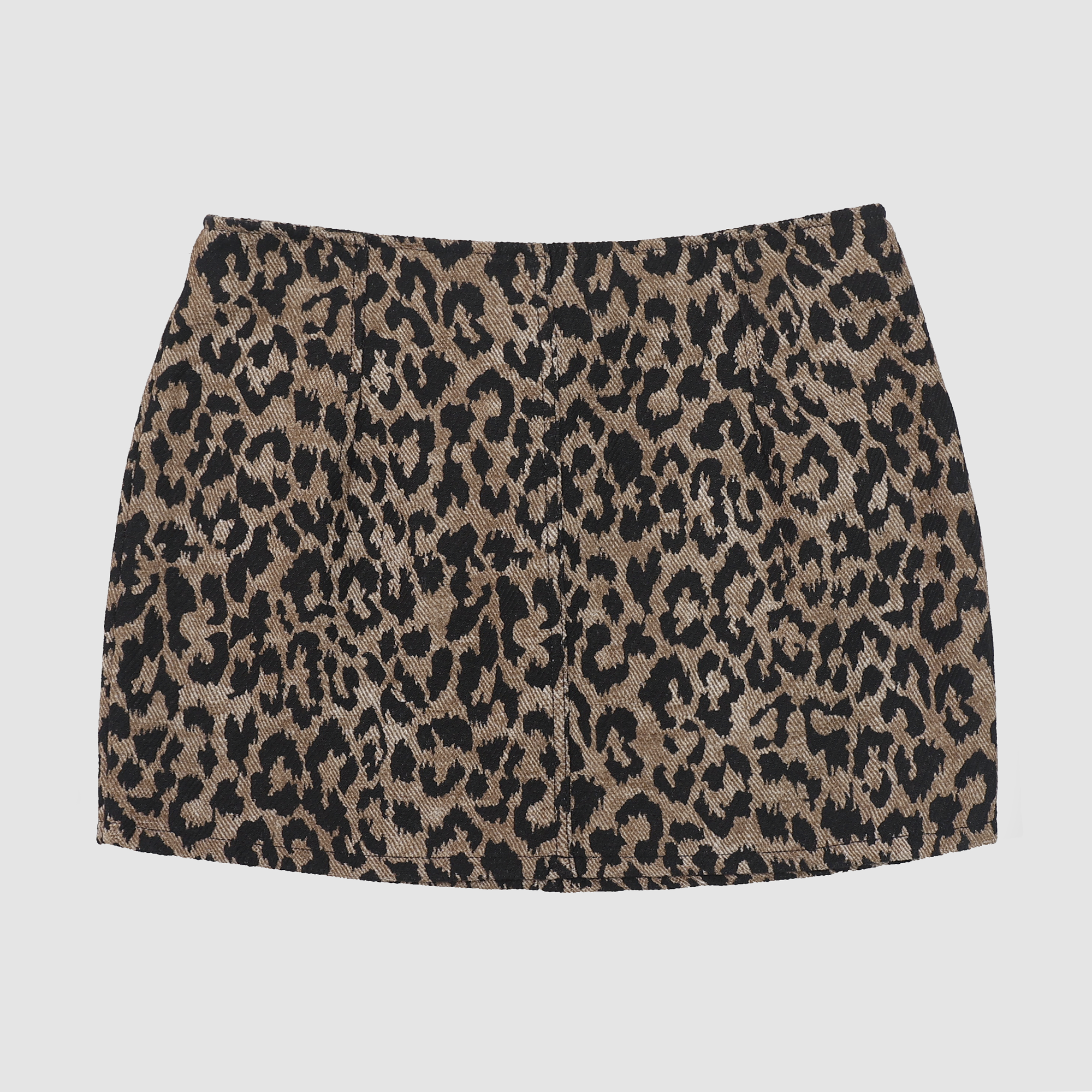 Hallie Leopard Mini Skirt