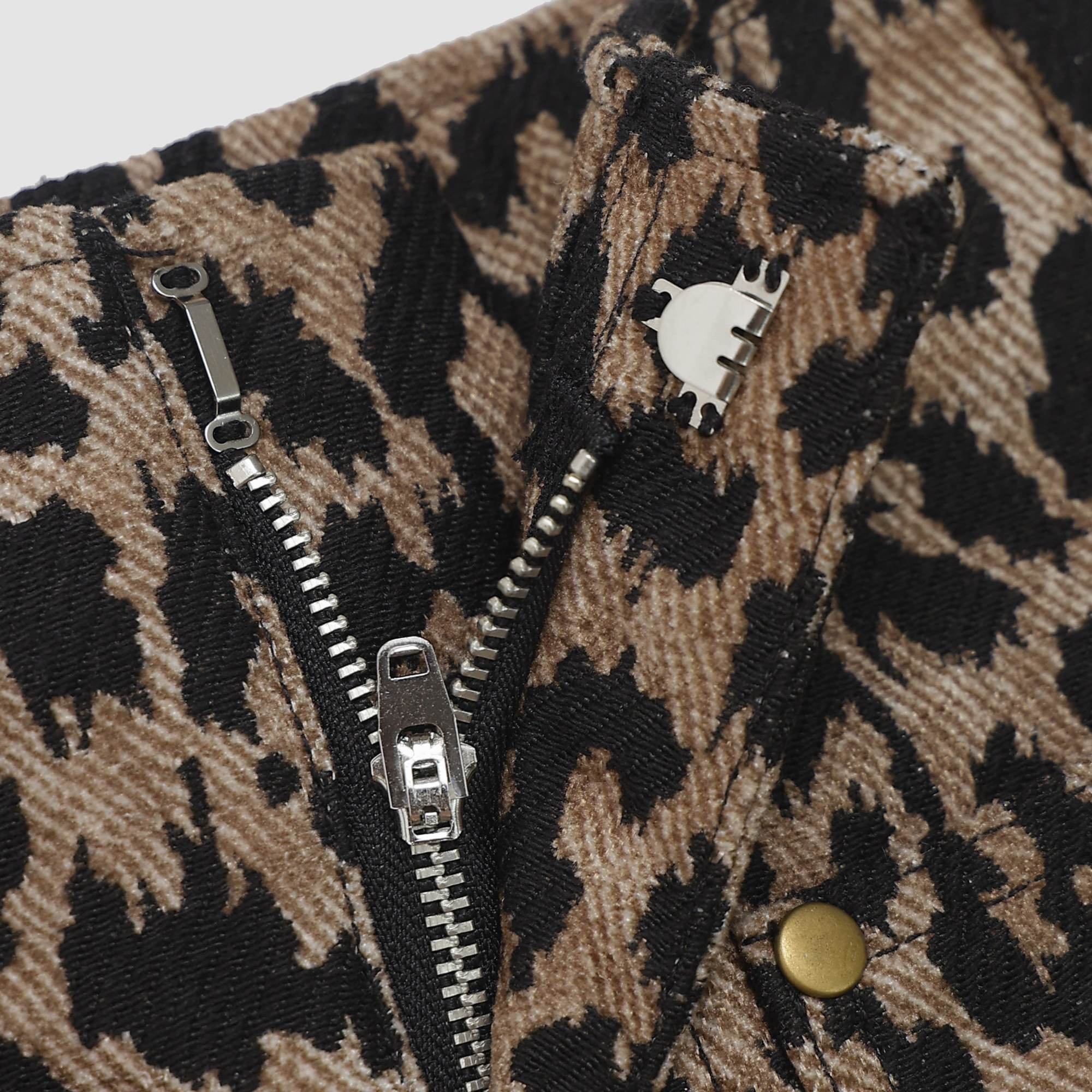 Hallie Leopard Mini Skirt