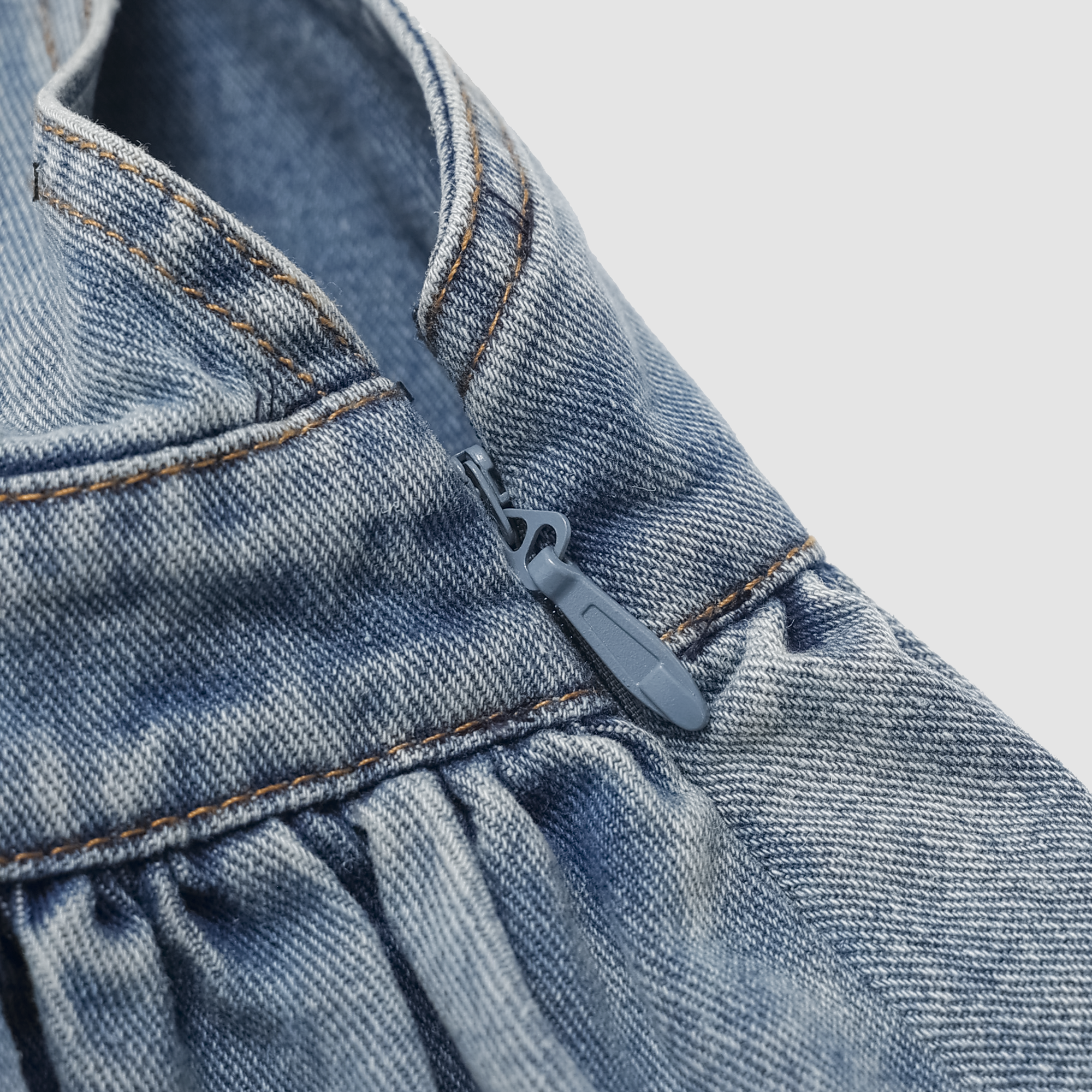 Indie Overall Denim Dress
