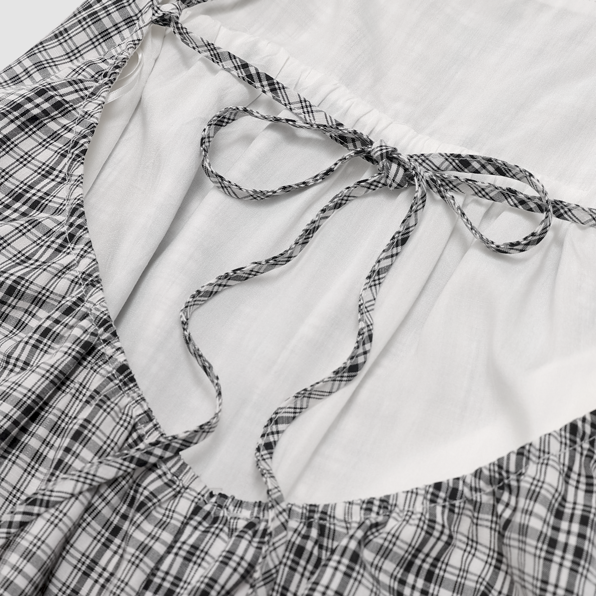 Jessie Plaid Backless Maxi Dress