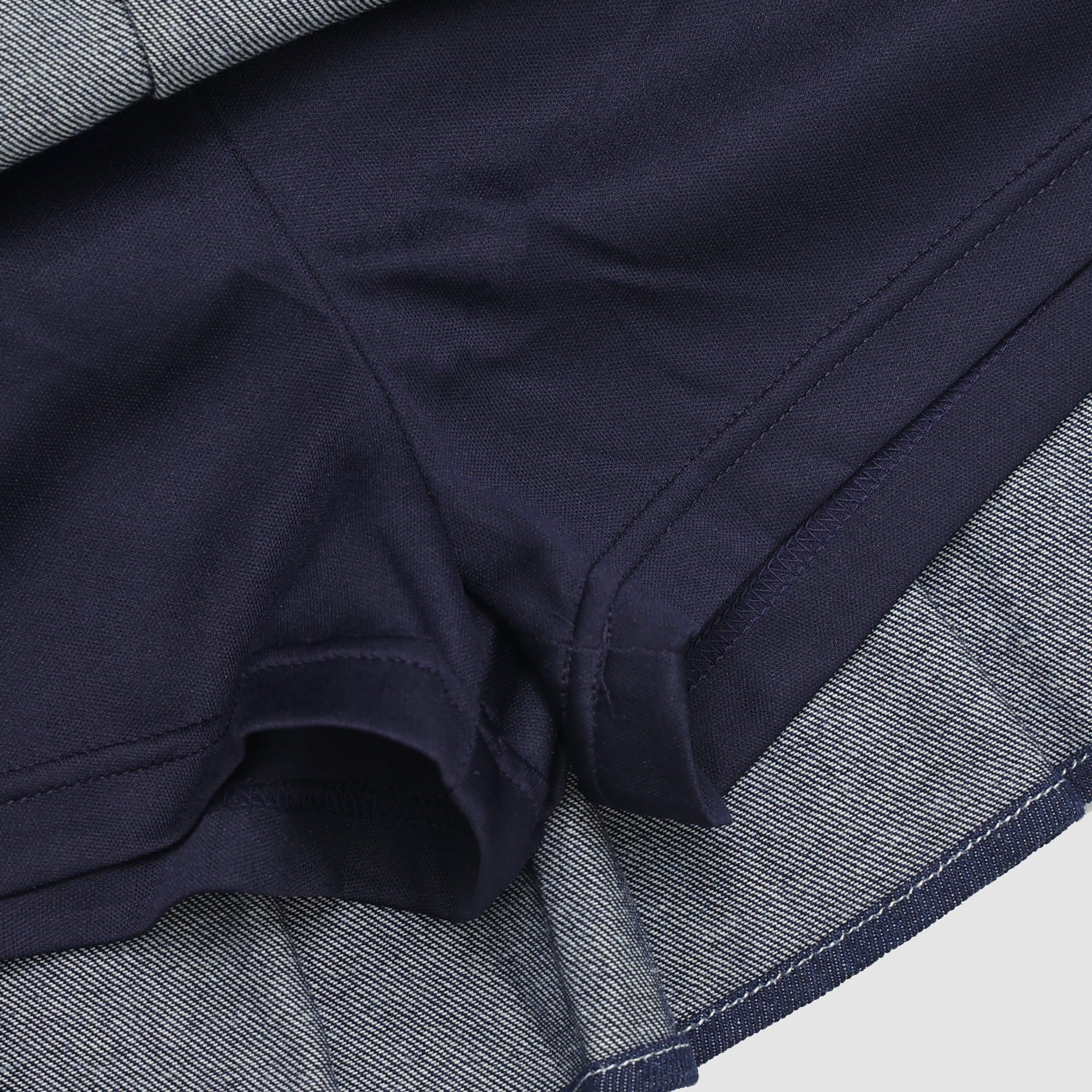 Jolie Pleated Denim Skort