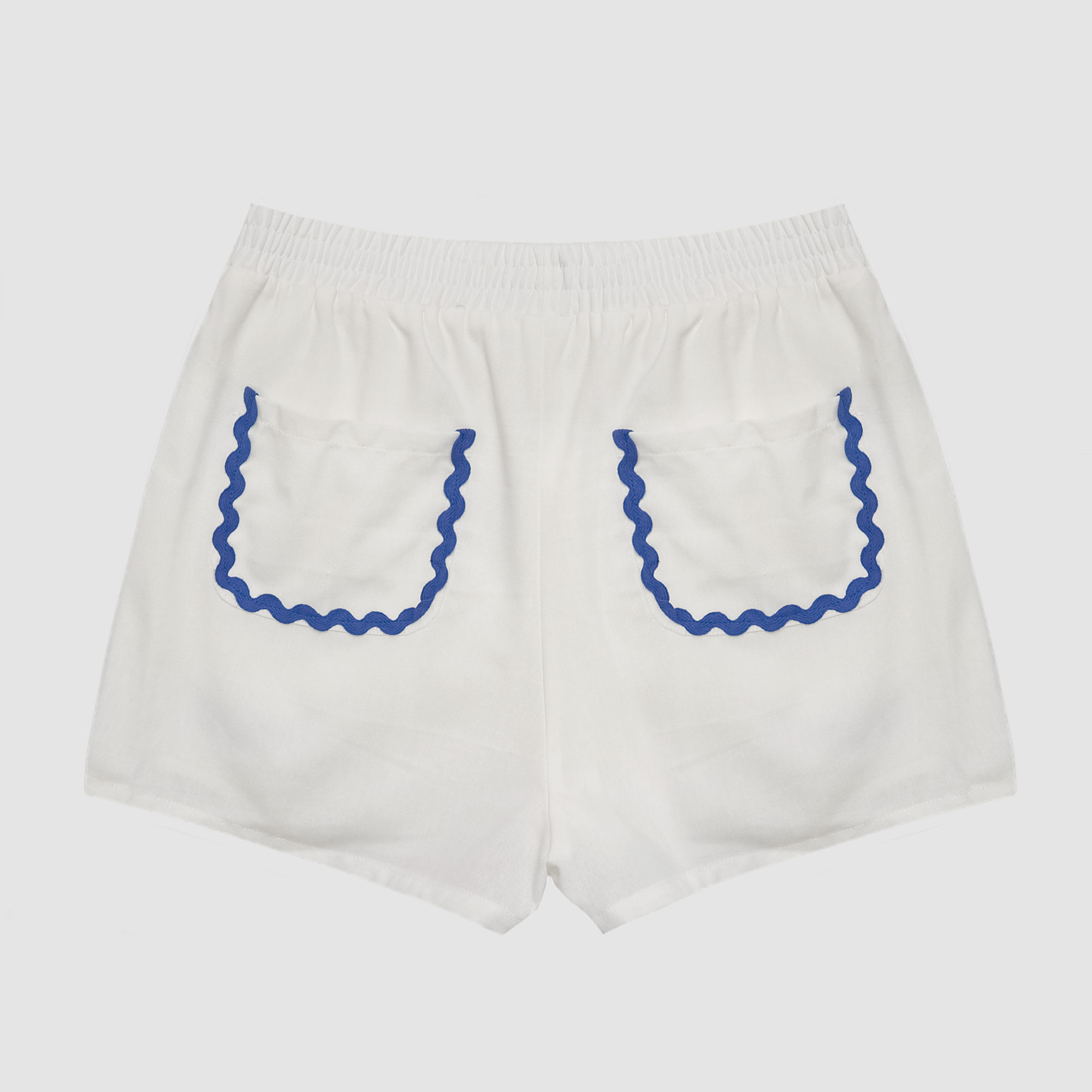 Jordyn Embroidered Clam Shell Shorts