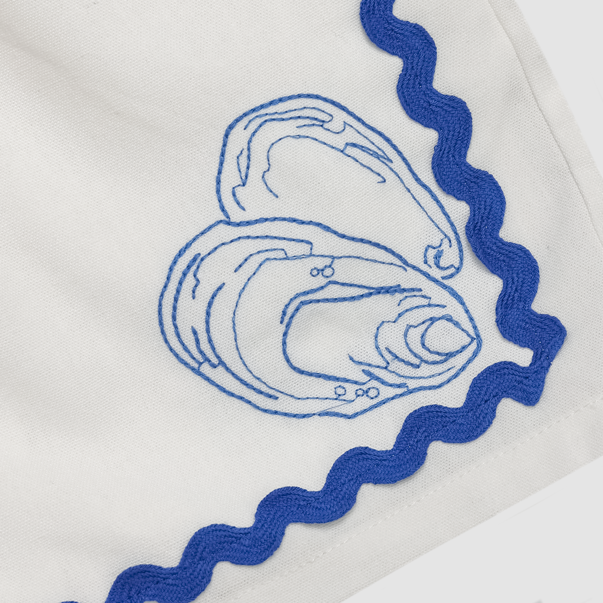 Jordyn Embroidered Clam Shell Shorts